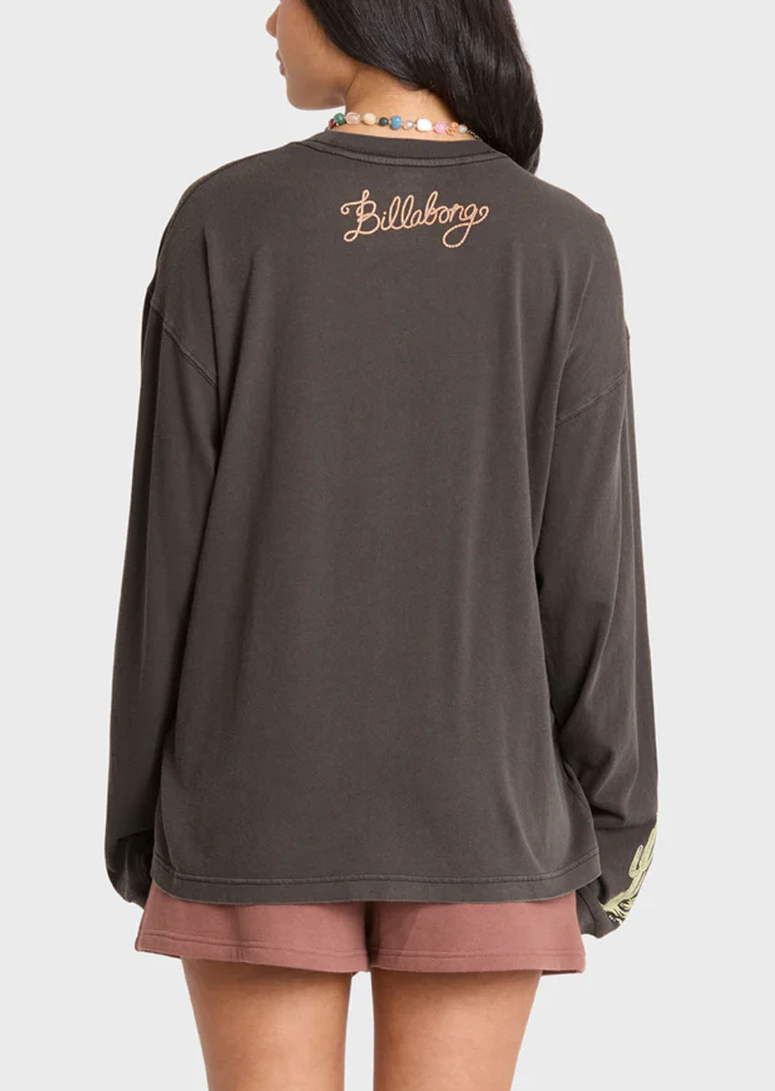 Billabong Women's Familiar Roads Long Sleeve Off Back