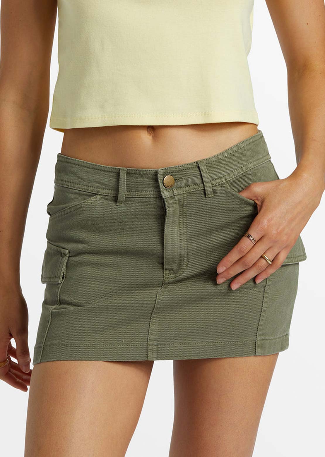 Billabong Women's Hilary Cargo Skirt Canteen