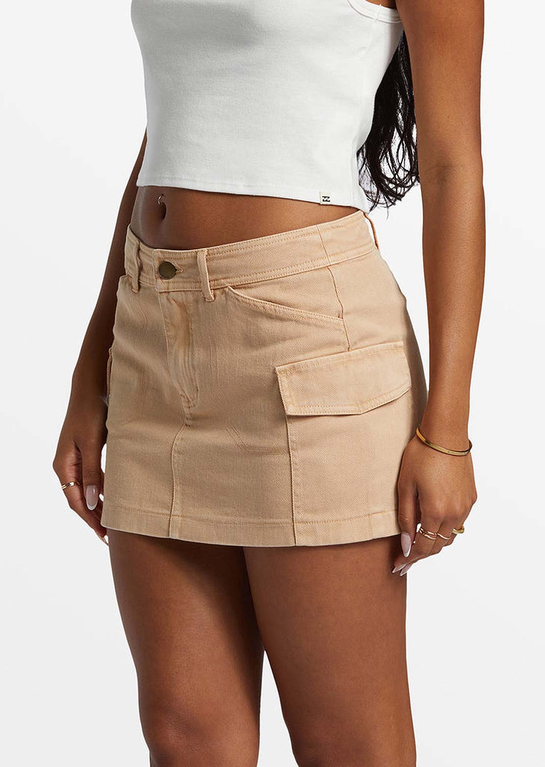 Billabong Women's Hilary Cargo Skirt Khaki