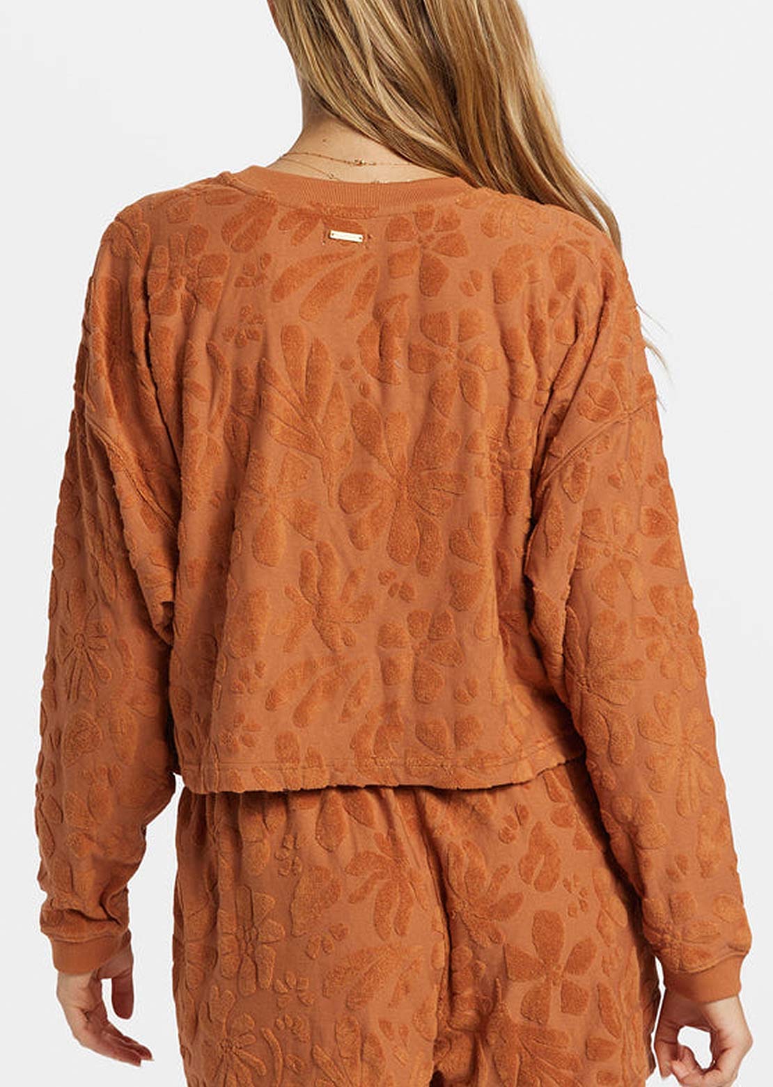 Billabong Women's Loosen Up Crew Fleece Toffee