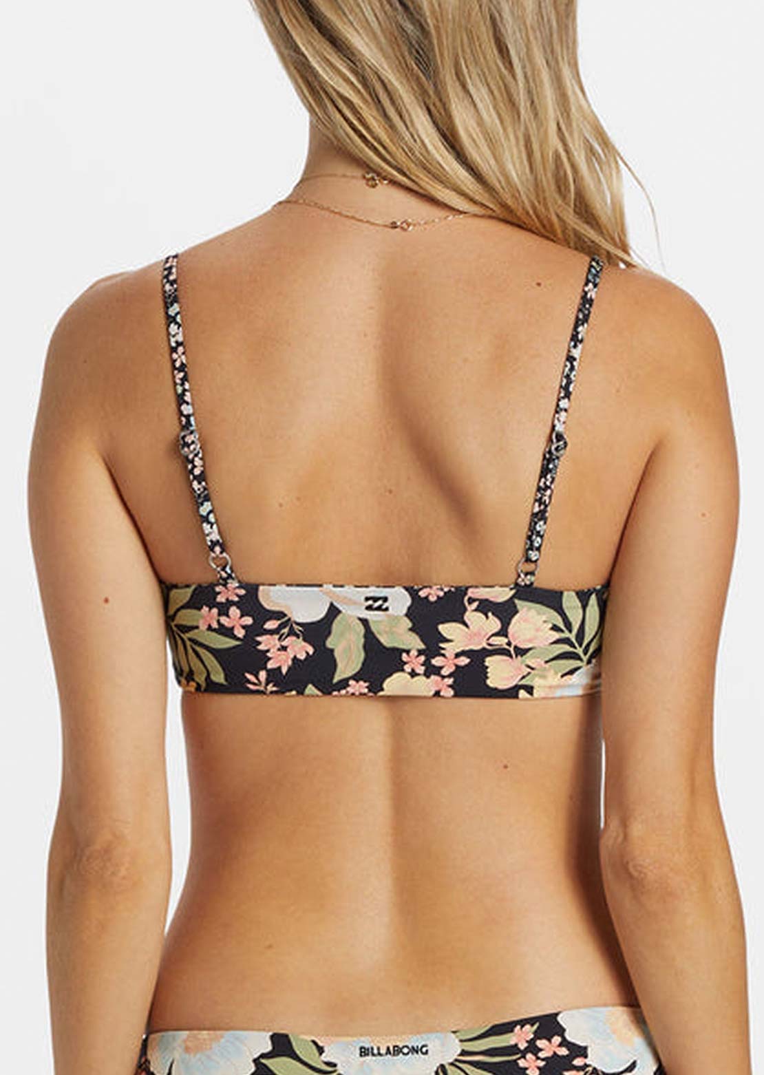 Billabong Women's Lost Cove Rev Zoe Crop Bikini Top Multi
