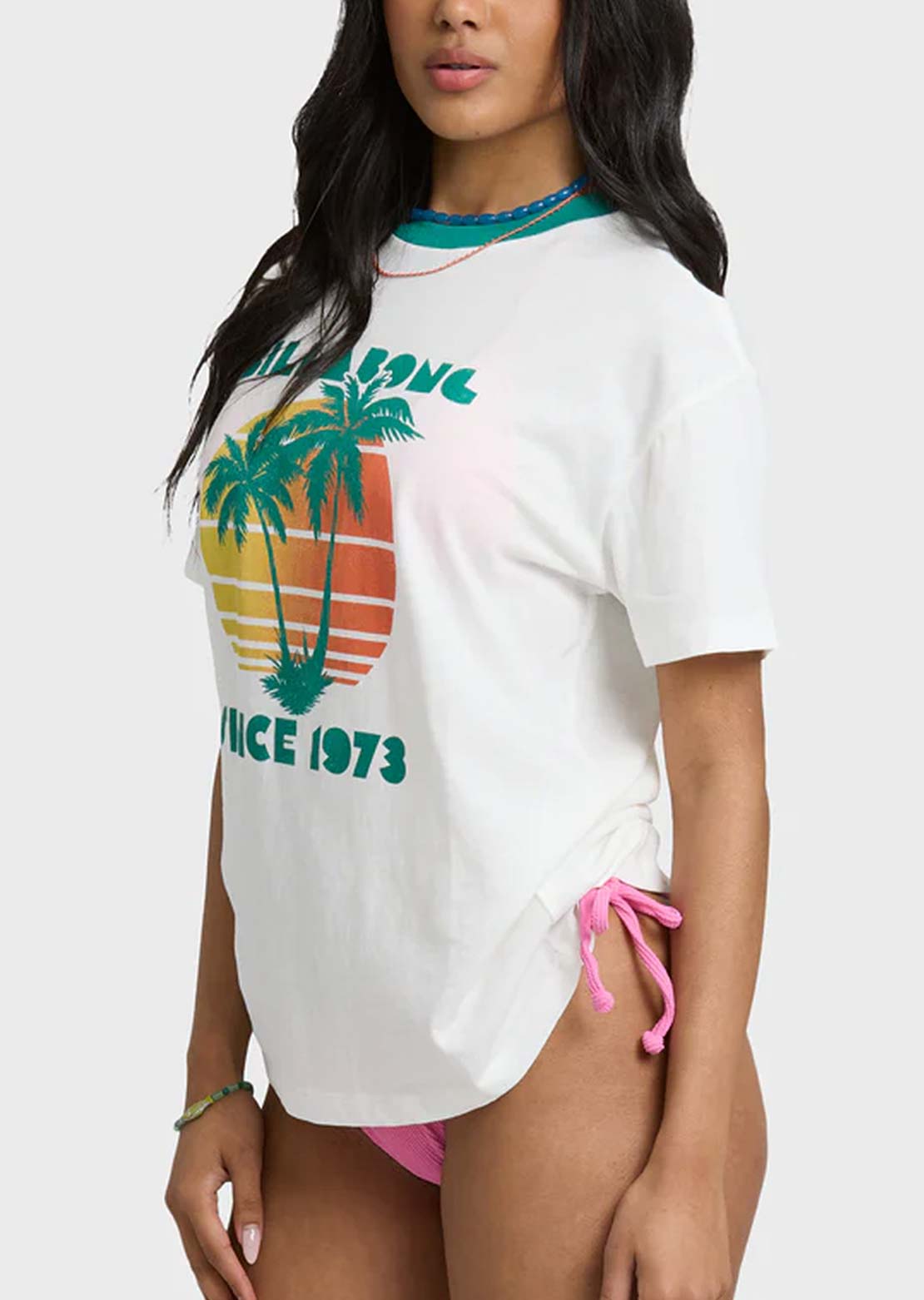 Billabong Women's My Beach Club T-Shirt Salt Crystal