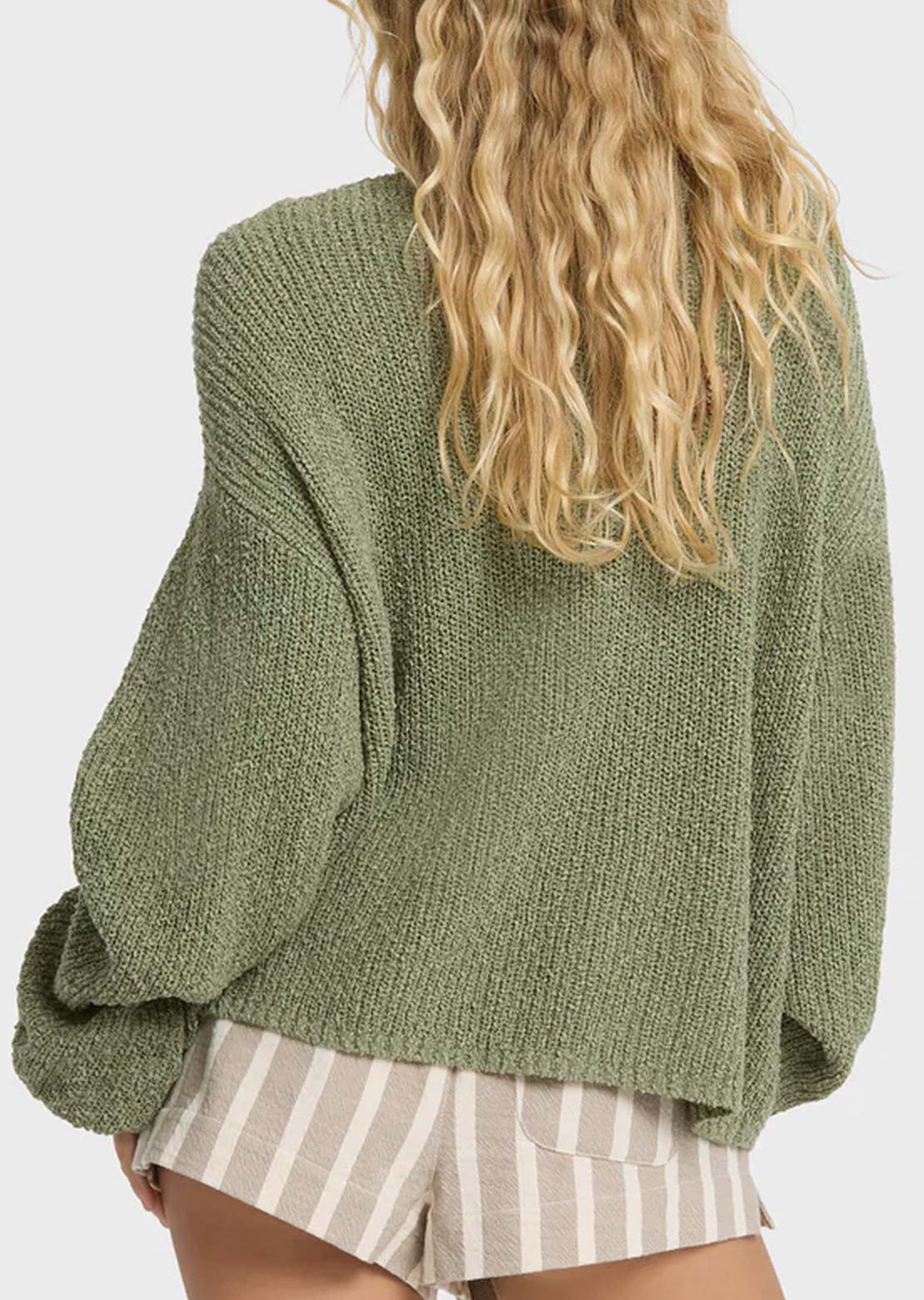 Billabong Women's Open Air Sweater Army Green
