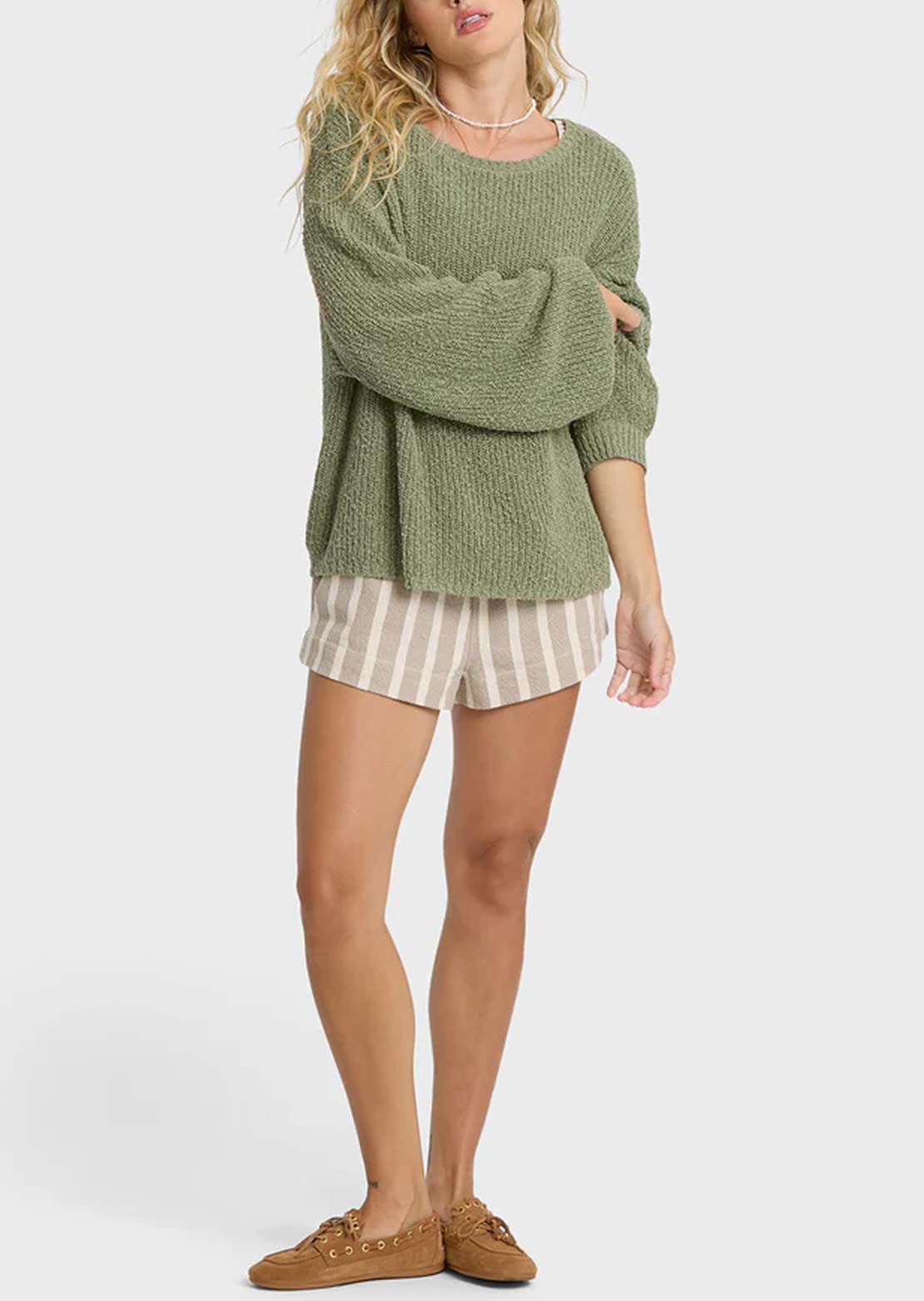 Billabong Women's Open Air Sweater Army Green
