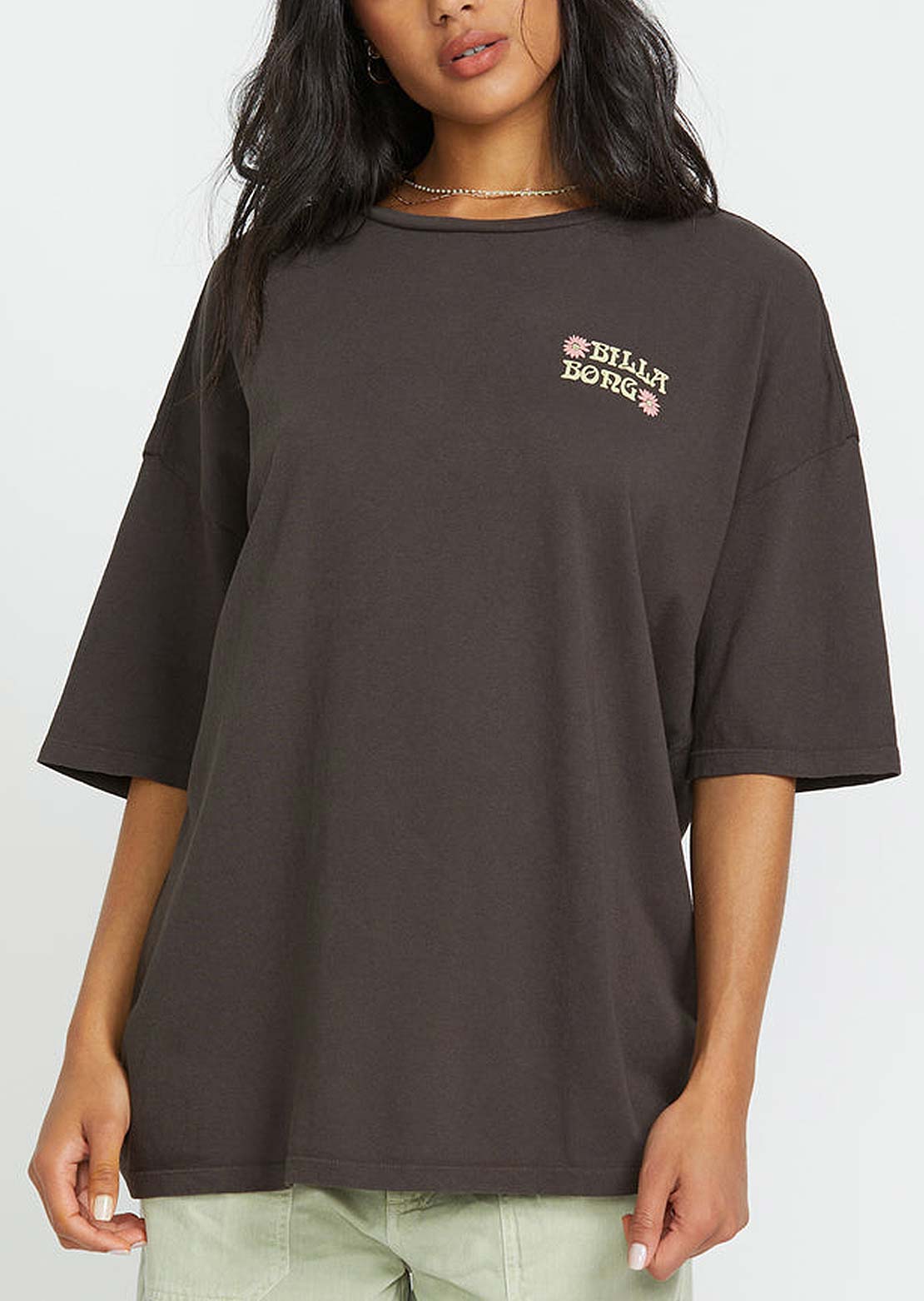 Billabong Women&#39;s Out Until Dawn T-Shirt Black