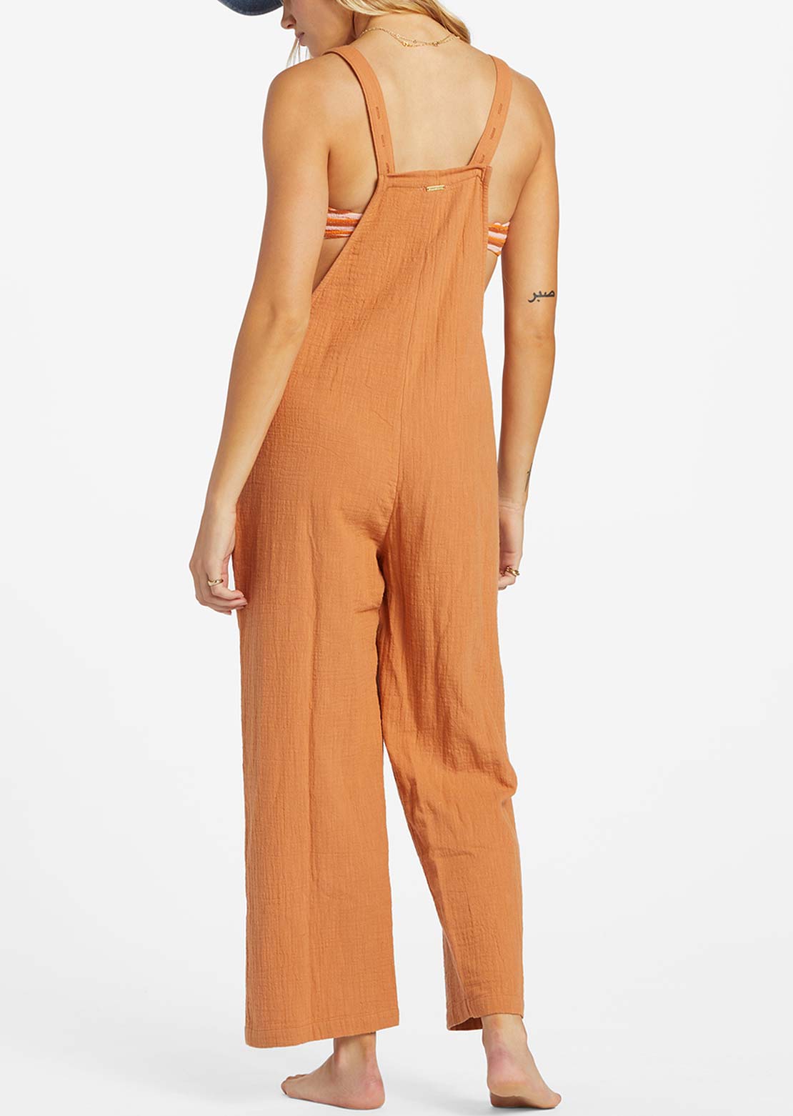 Billabong Women&#39;s Pacific Time Jumpsuit Toffee