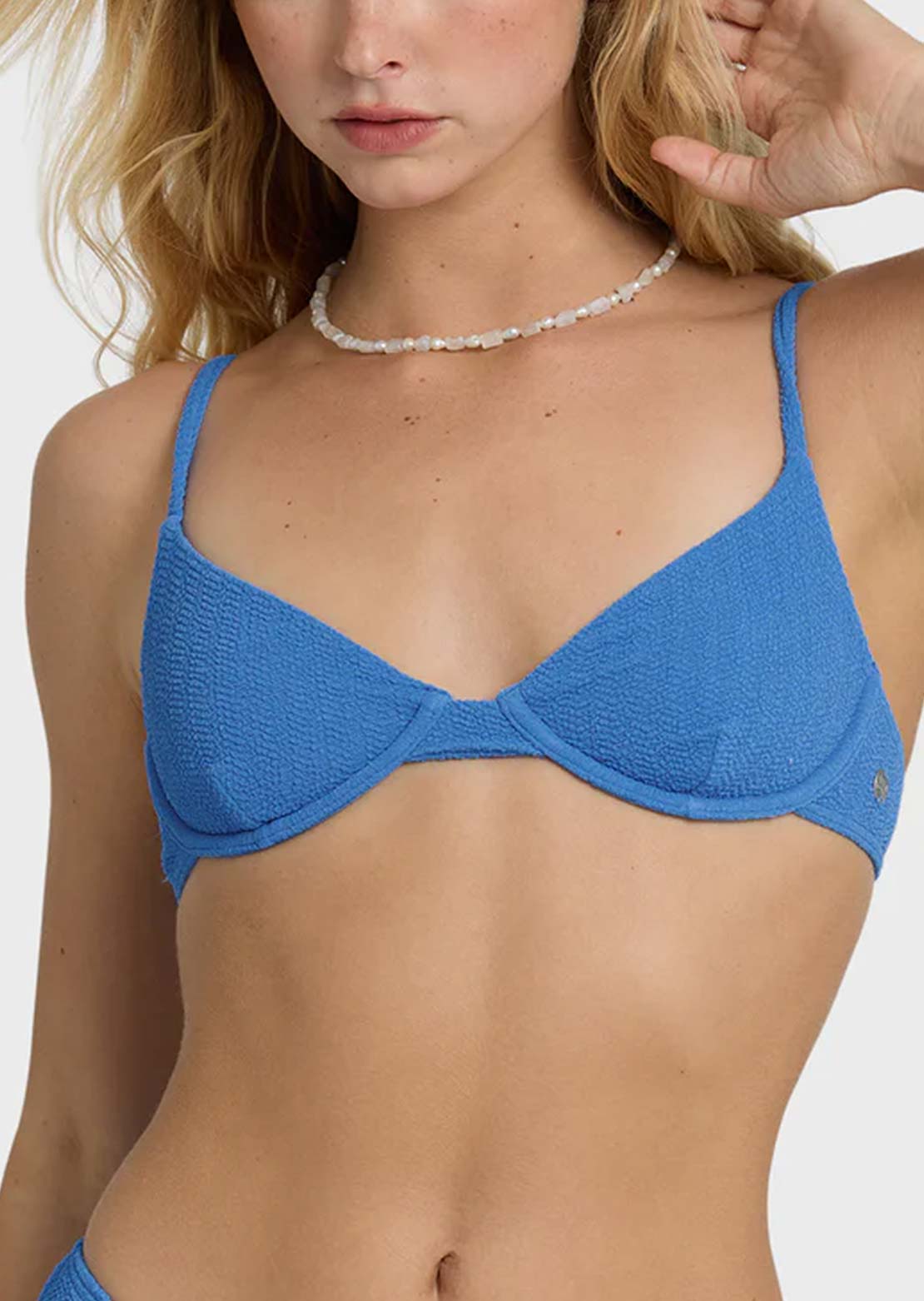 Billabong Women's Rising Tide Demi Uwire Bikini Set True Blue