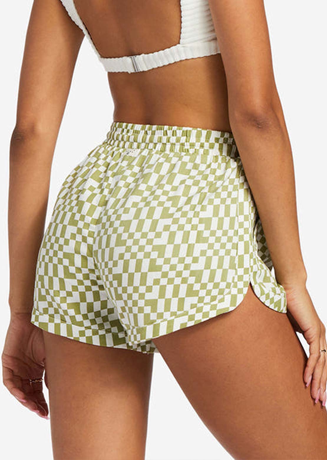 Billabong Women's Road Trippin Print Shorts Avocado