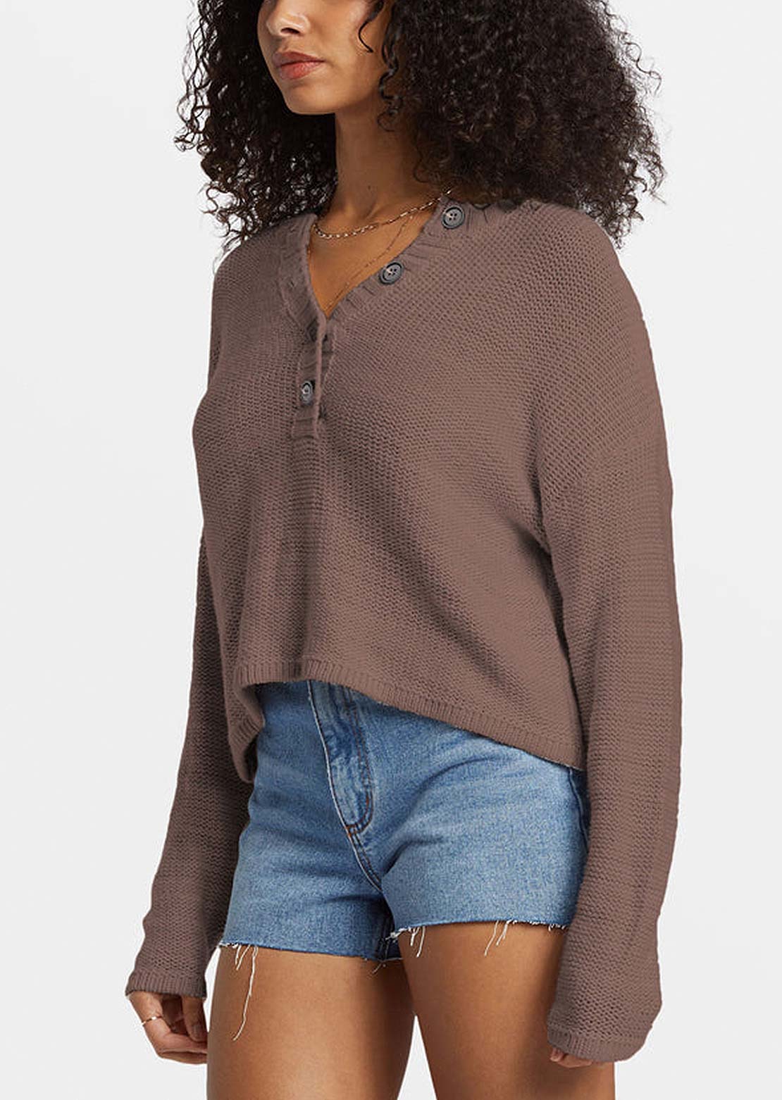Billabong Women's Shallow Waters Sweater Kona