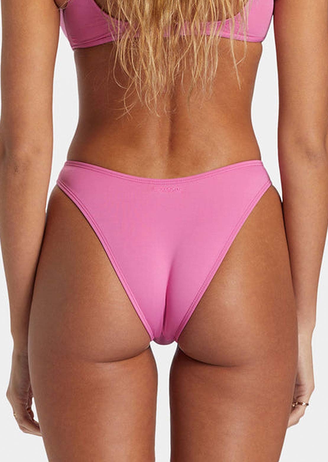 Billabong Women's Sol Searcher Hike Bikini Bottom Berry Pink