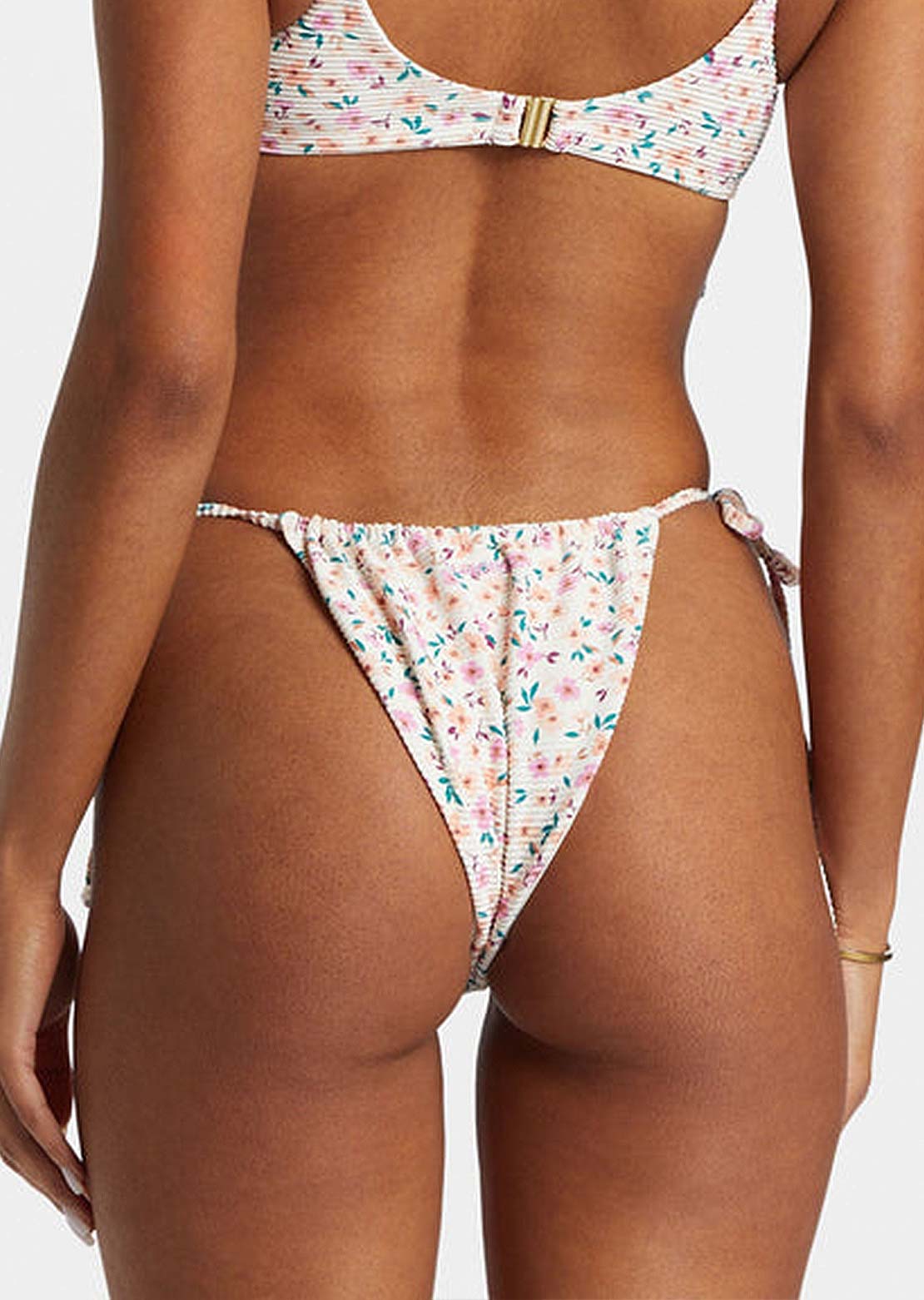 Billabong Women's Stuck On You Tanlines Bells Pa Bikini Bottom Multi