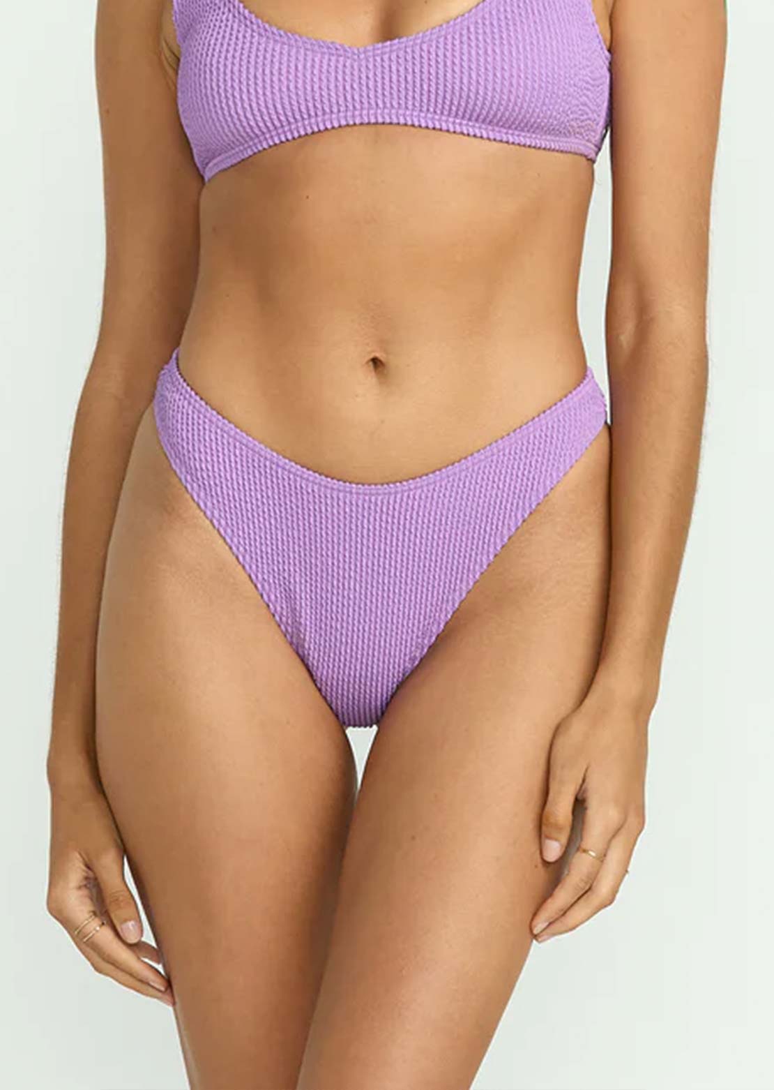 Billabong Women's Summer Hi Skimpy Hike Bikini Bottom Purple