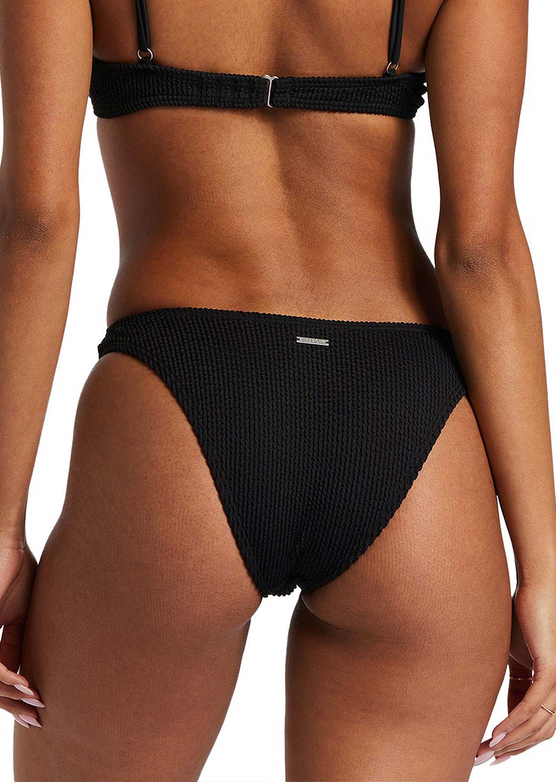 Billabong Women's Summer High Hike Bikini Bottom Black Sands