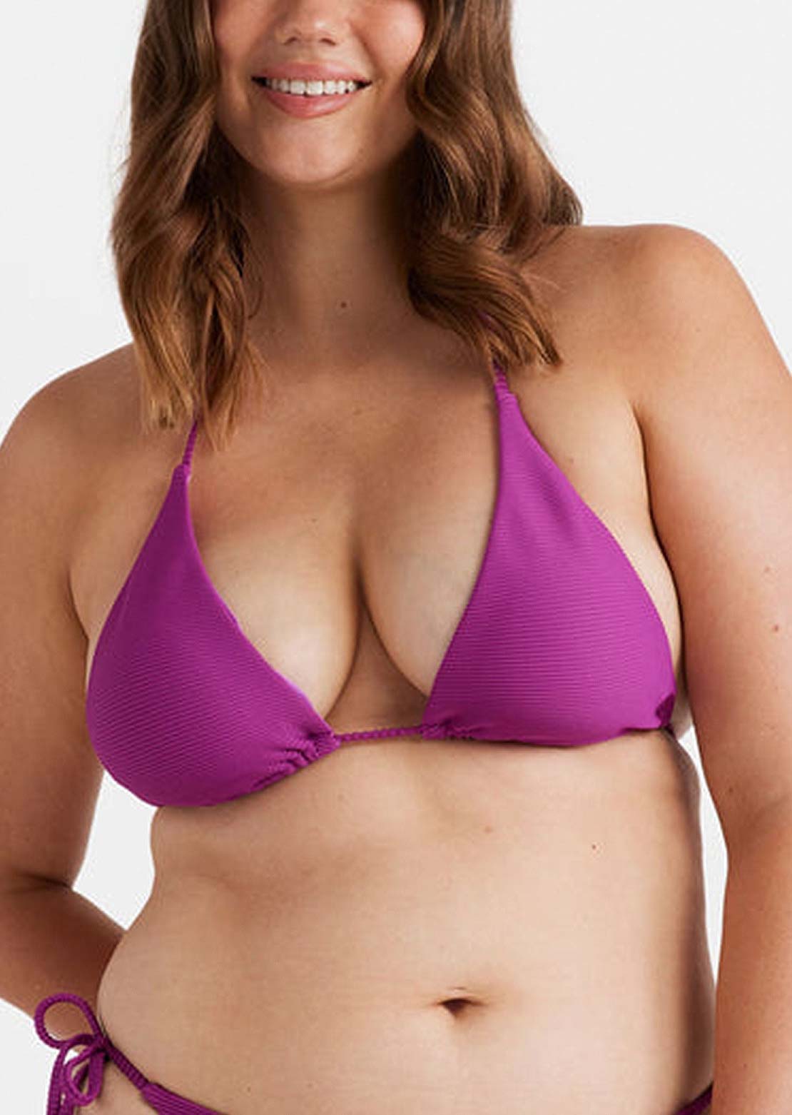 Billabong Women's Tanlines Multi Triangle Bikini Top Berry Bliss