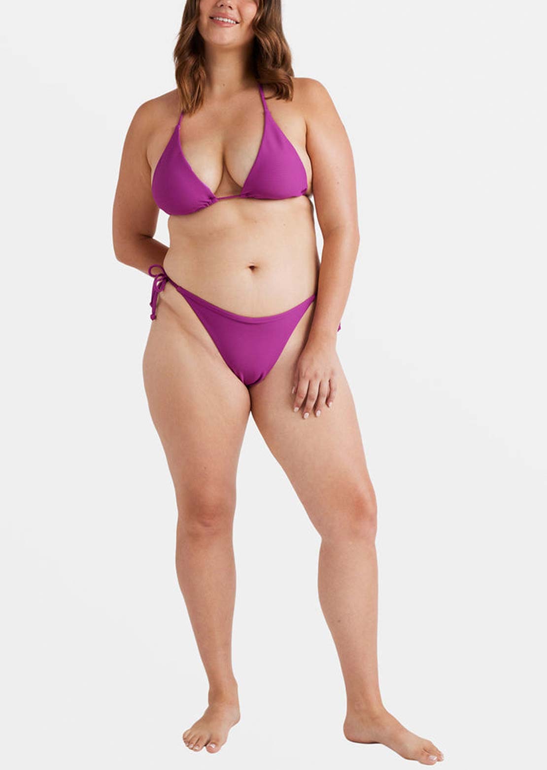 Billabong Women's Tanlines Multi Triangle Bikini Top Berry Bliss