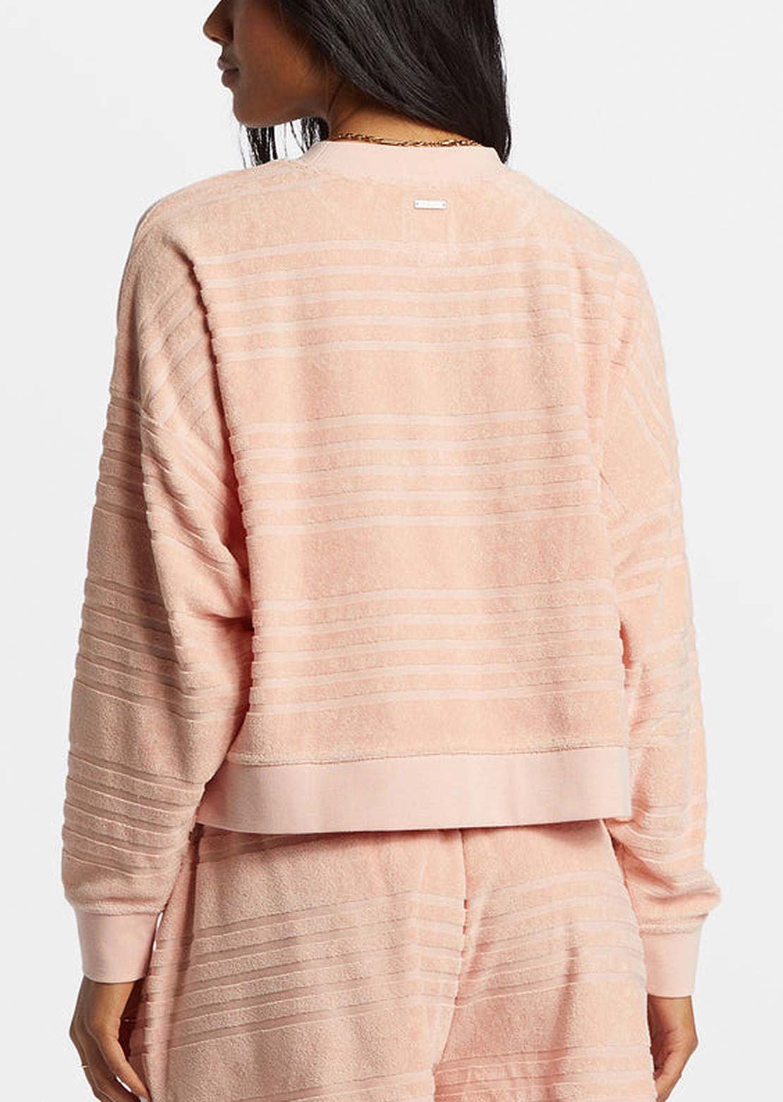 Billabong Women's Tempo Crew Fleece Dusty Peach