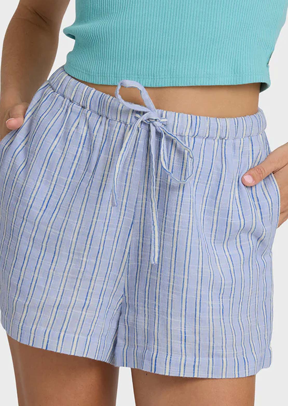 Billabong Women's Wanderer Print Shorts Twilight Blue