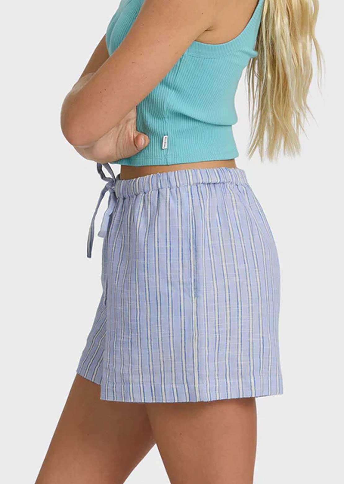Billabong Women's Wanderer Print Shorts Twilight Blue