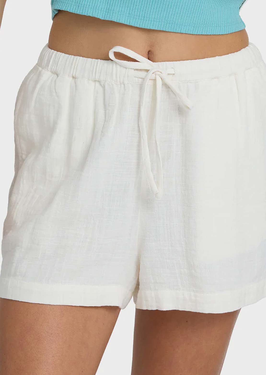 Billabong Women's Wanderer Woven Shorts Salt Crystal
