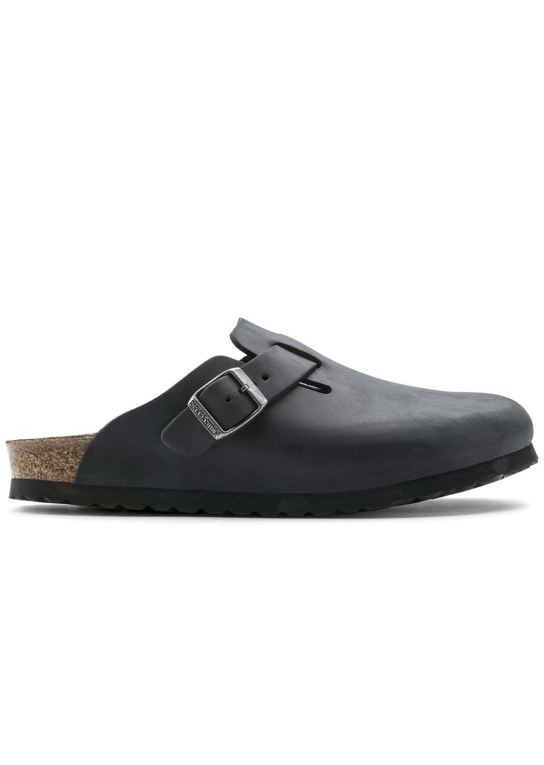 Birkenstock Boston Oiled Leather Sandals Black
