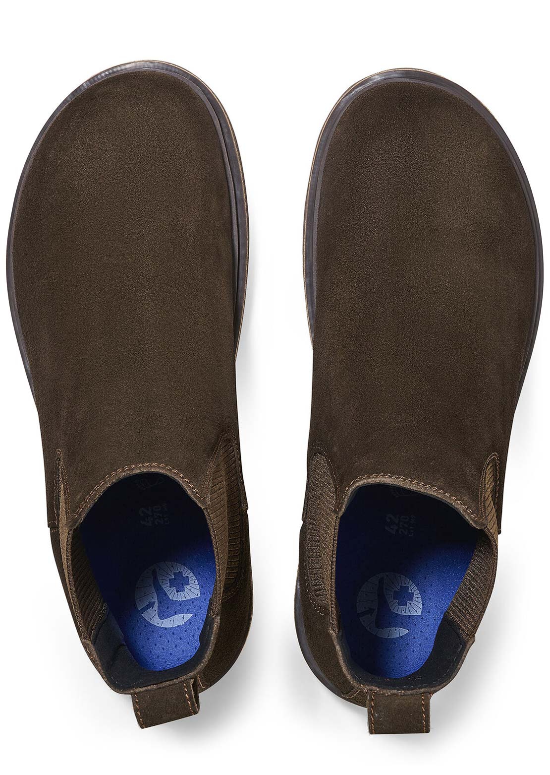 Birkenstock Men's Highwood Slip On Suede Leather Boots Mocha