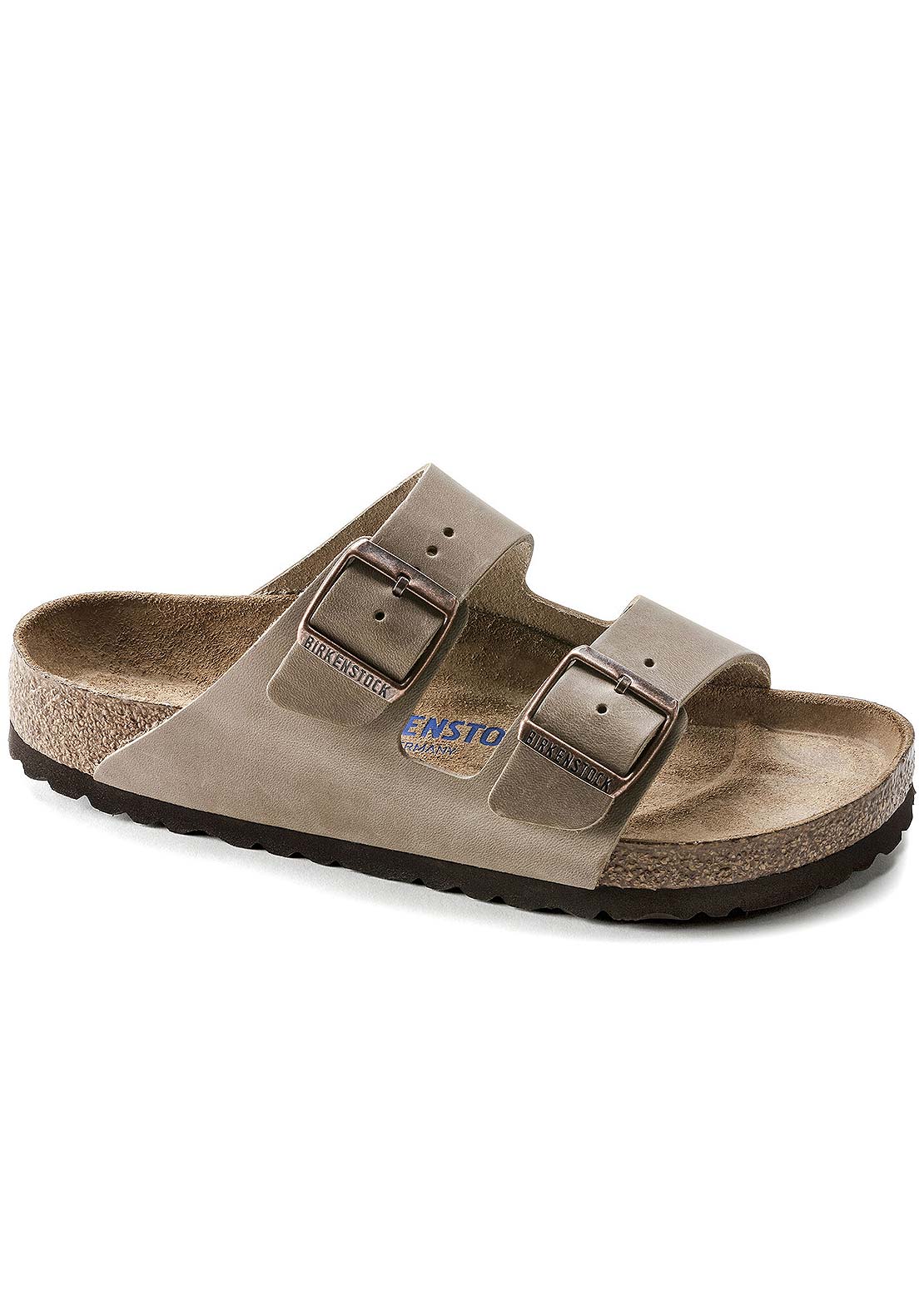 Birkenstock Unisex Arizona Oiled Soft Footbed Sandals Tabacco Brown