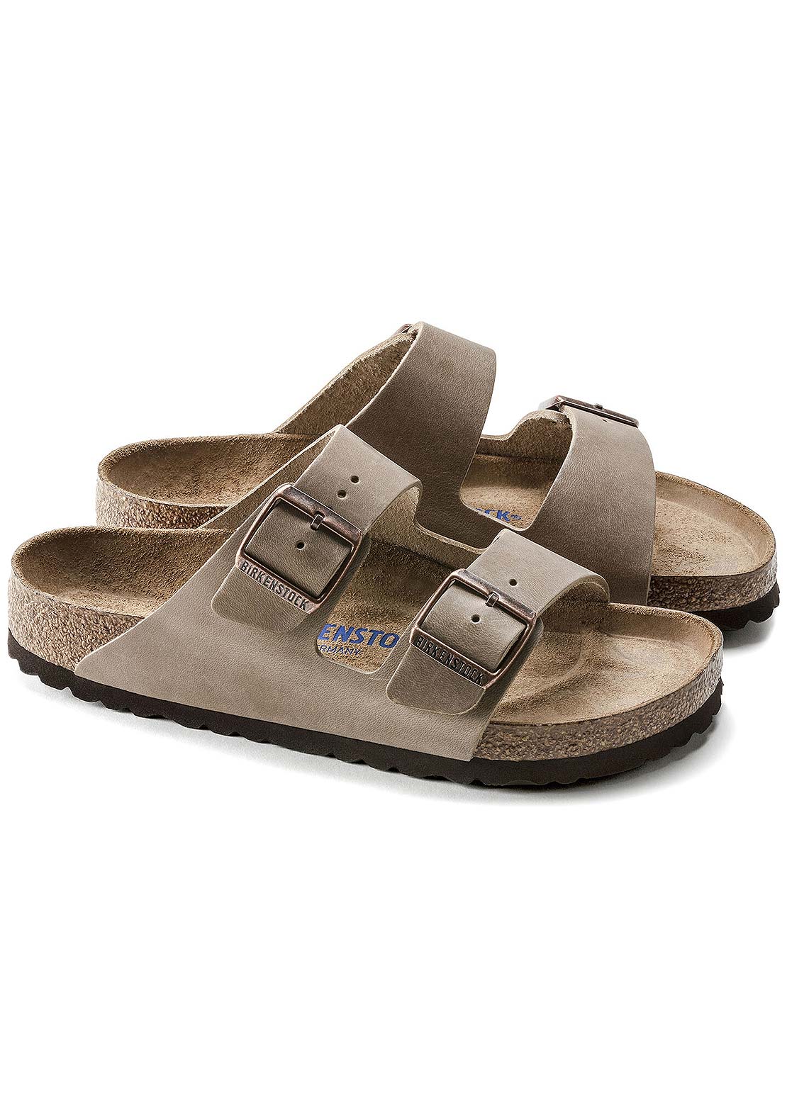 Birkenstock Unisex Arizona Oiled Soft Footbed Sandals Tabacco Brown