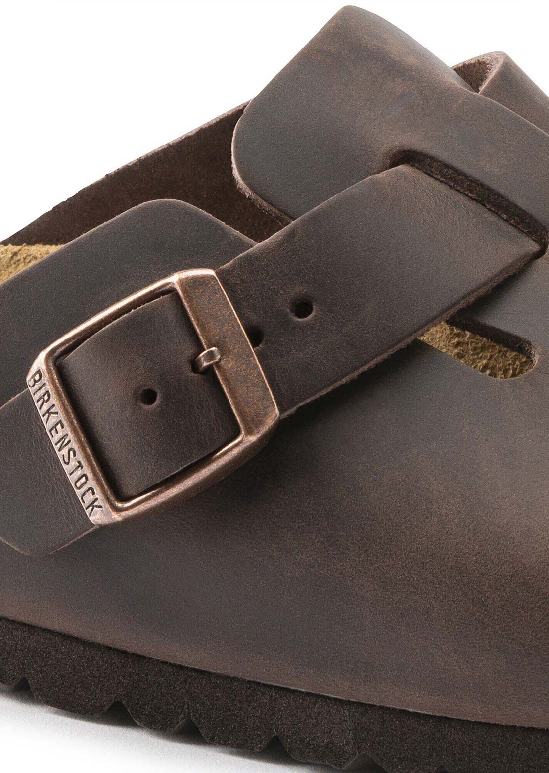 Birkenstock Unisex Boston Habana Oiled Leather Narrow Sandals Habana