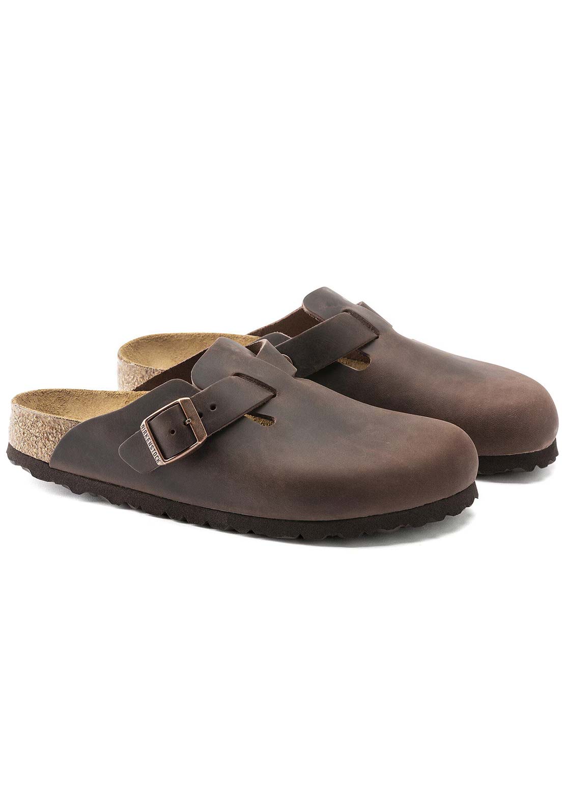 Birkenstock Unisex Boston Habana Oiled Leather Sandals Habana