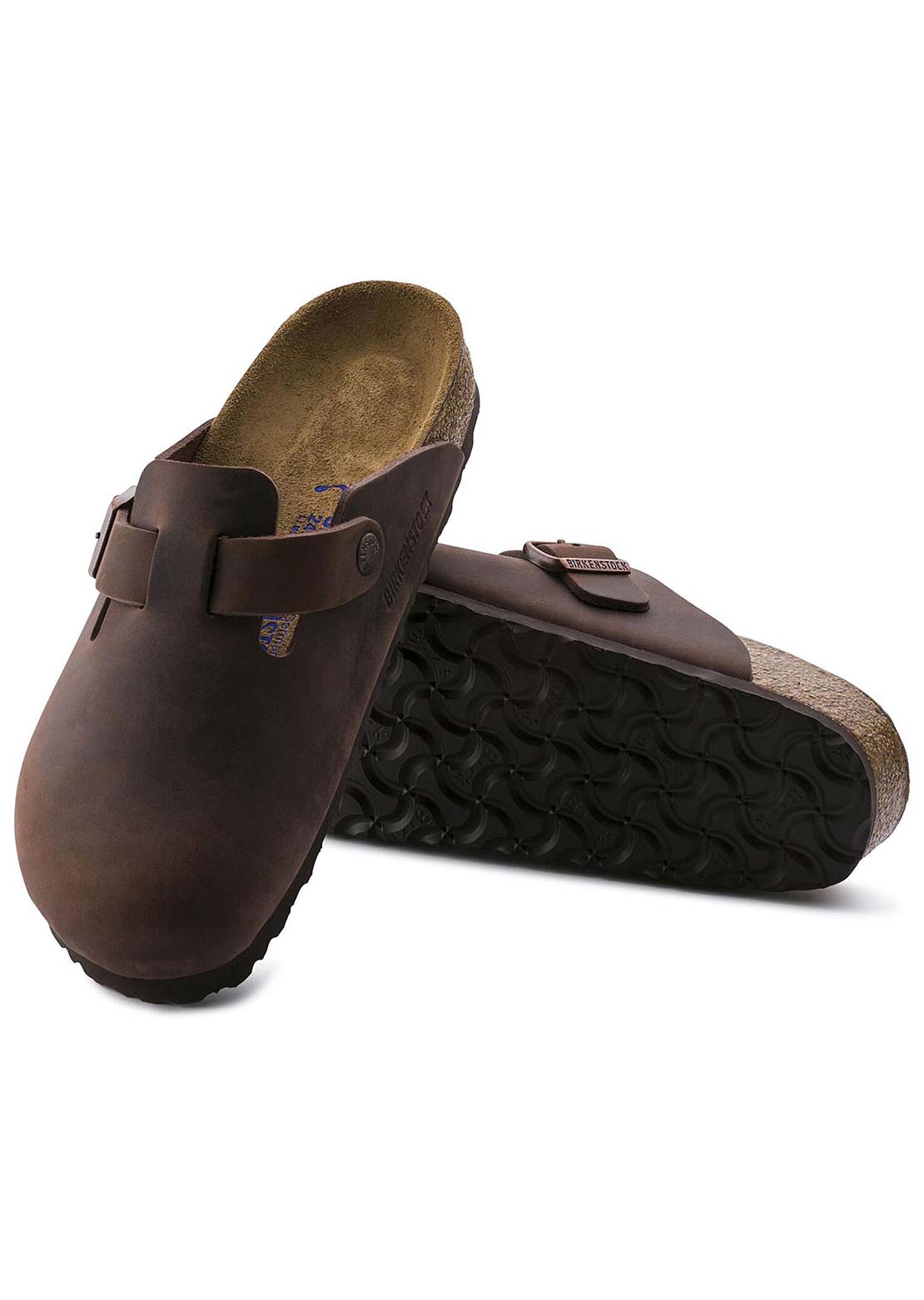 Birkenstock Unisex Boston Soft Footbed  Habana Oiled Leather Regular Sandals Habana