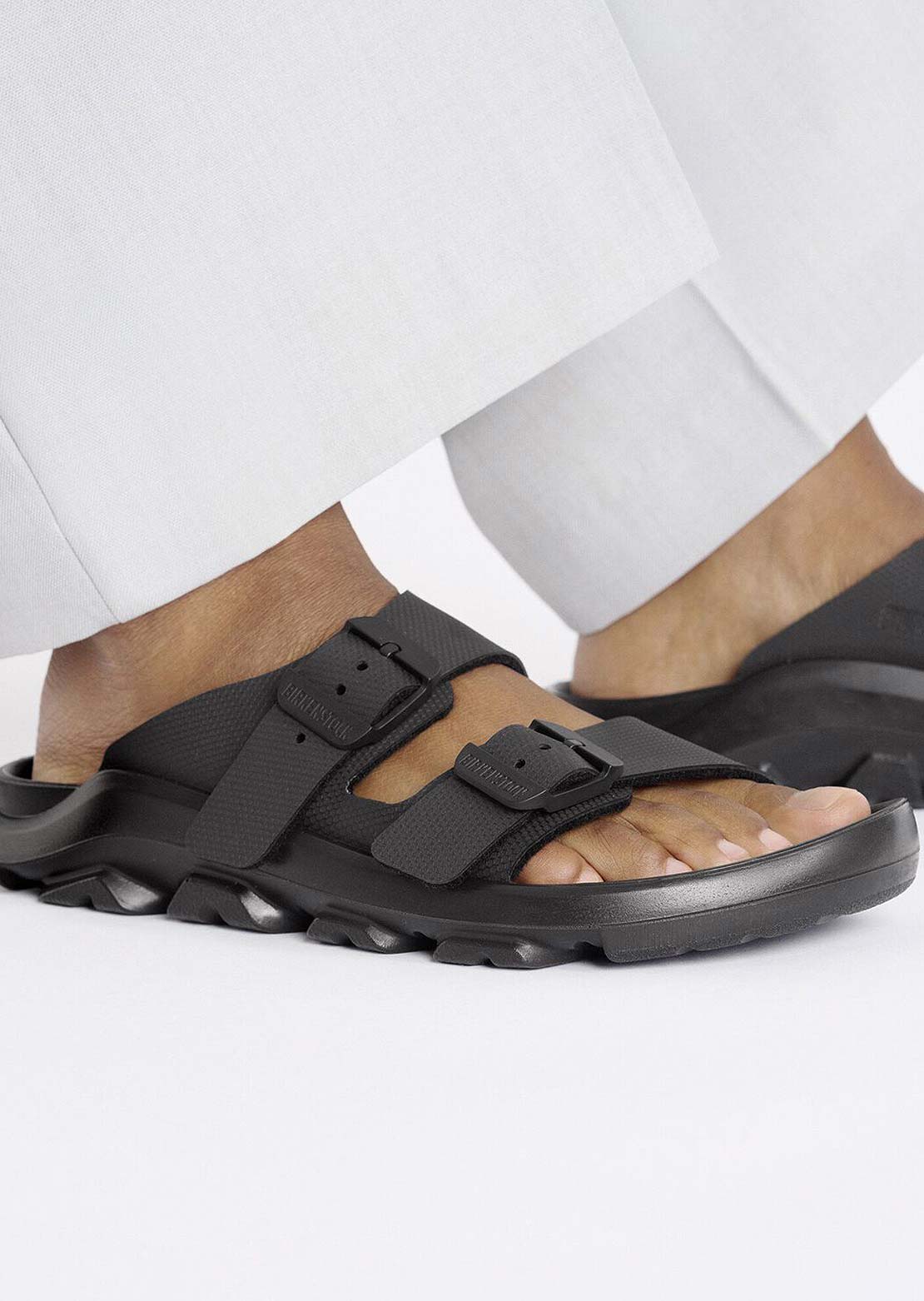 Birkenstock Unisex Mogami Terra Slide Birko-Flor Regular Sandals Black