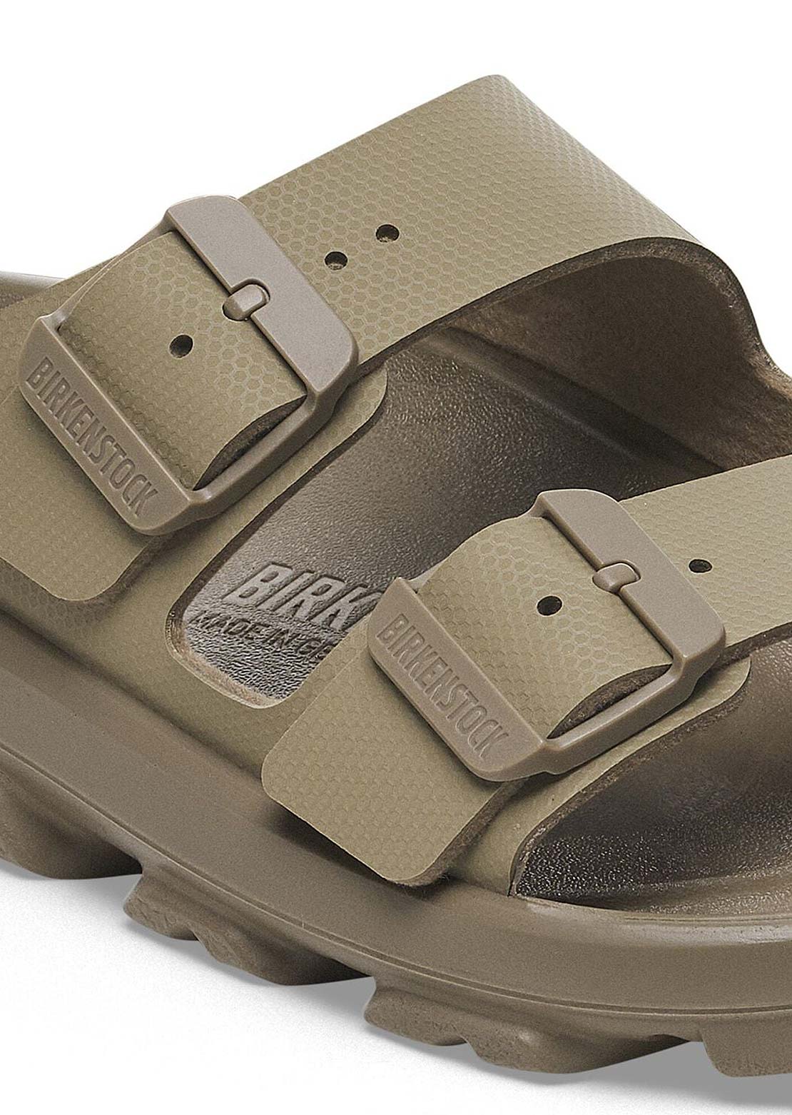 Birkenstock Unisex Mogami Terra Slide Birko-Flor Regular Sandals Faded Khaki