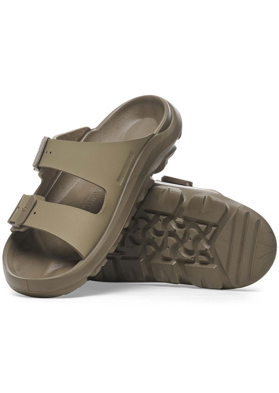 Birkenstock Unisex Mogami Terra Slide Birko-Flor Regular Sandals Faded Khaki