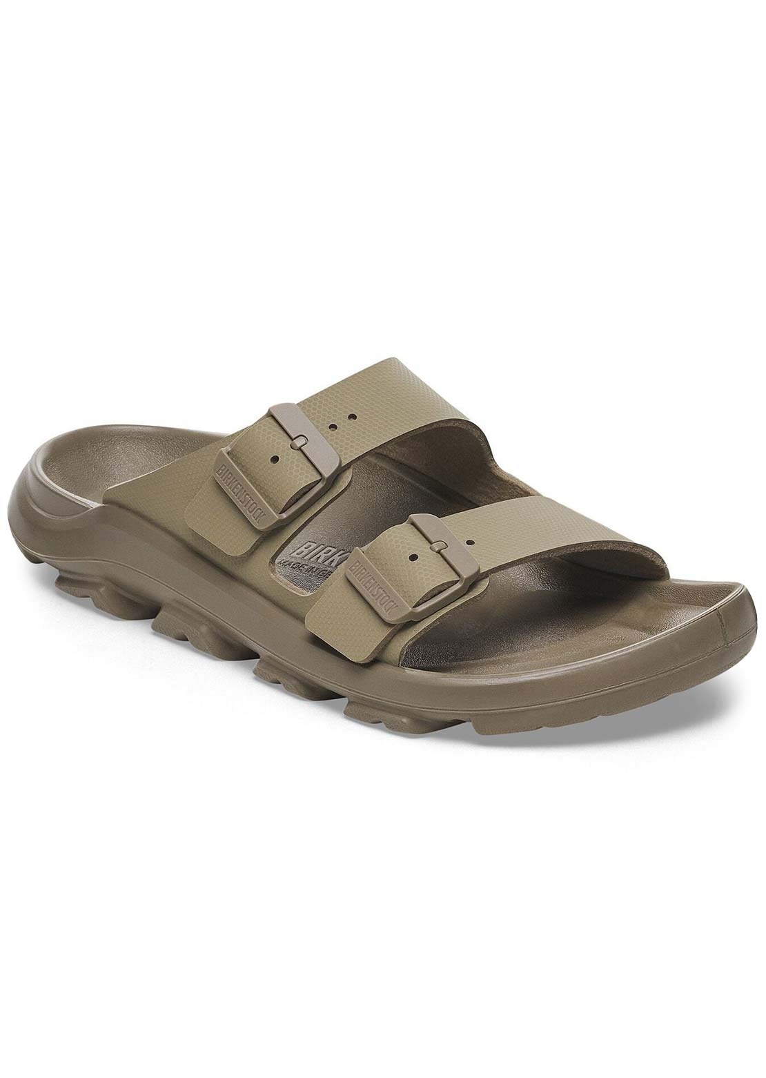 Birkenstock Unisex Mogami Terra Slide Birko-Flor Regular Sandals Faded Khaki