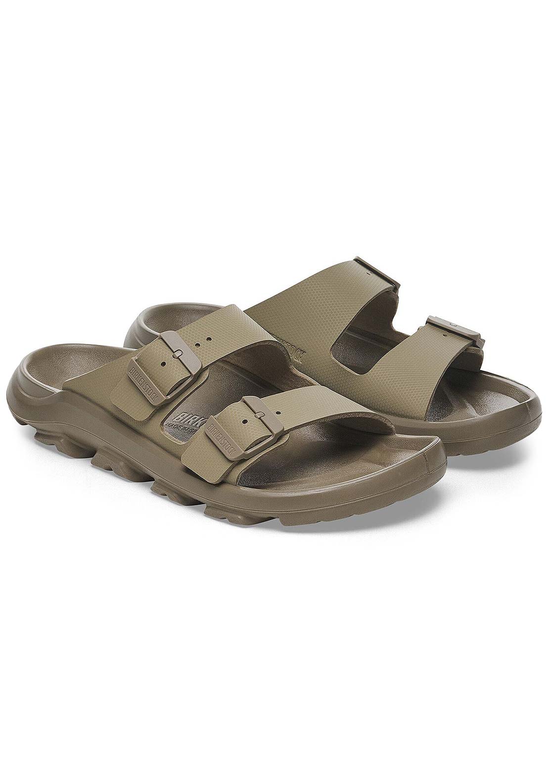 Birkenstock Unisex Mogami Terra Slide Birko-Flor Regular Sandals Faded Khaki