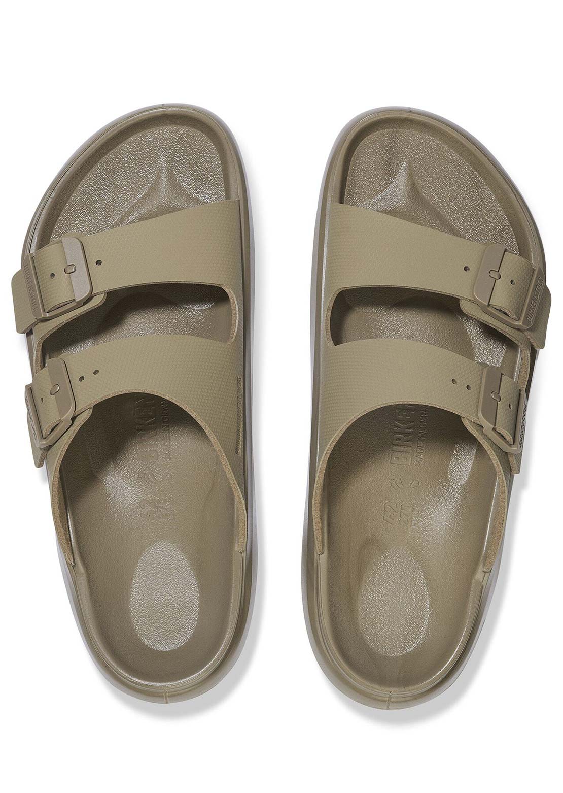Birkenstock Unisex Mogami Terra Slide Birko-Flor Regular Sandals Faded Khaki