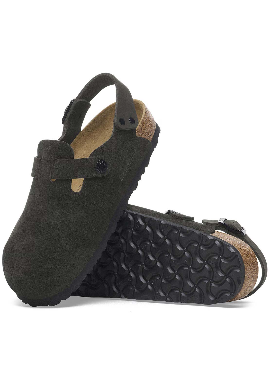 Birkenstock Unisex Tokyo Suede Regular Sandals Black