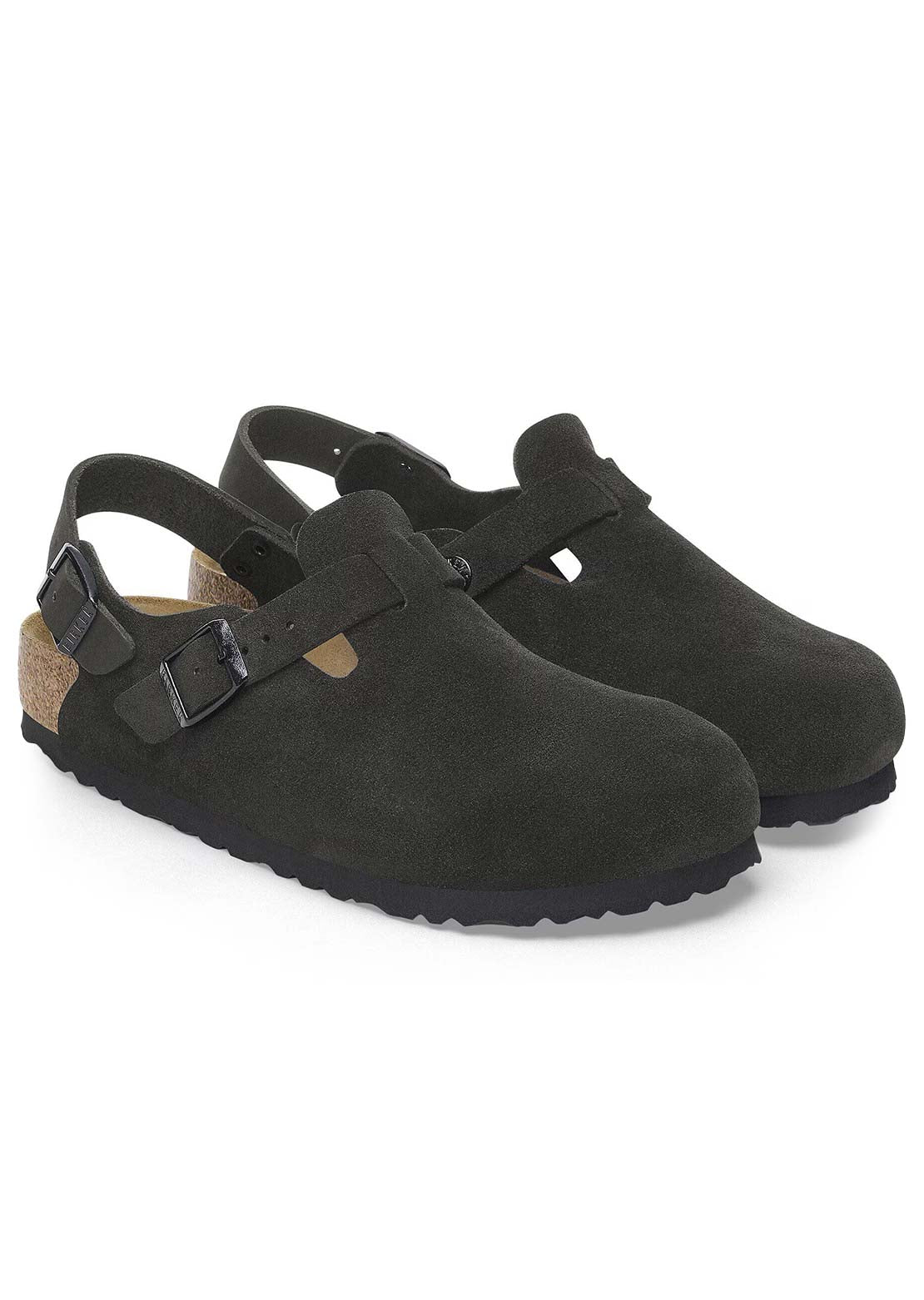 Birkenstock Unisex Tokyo Suede Regular Sandals Black