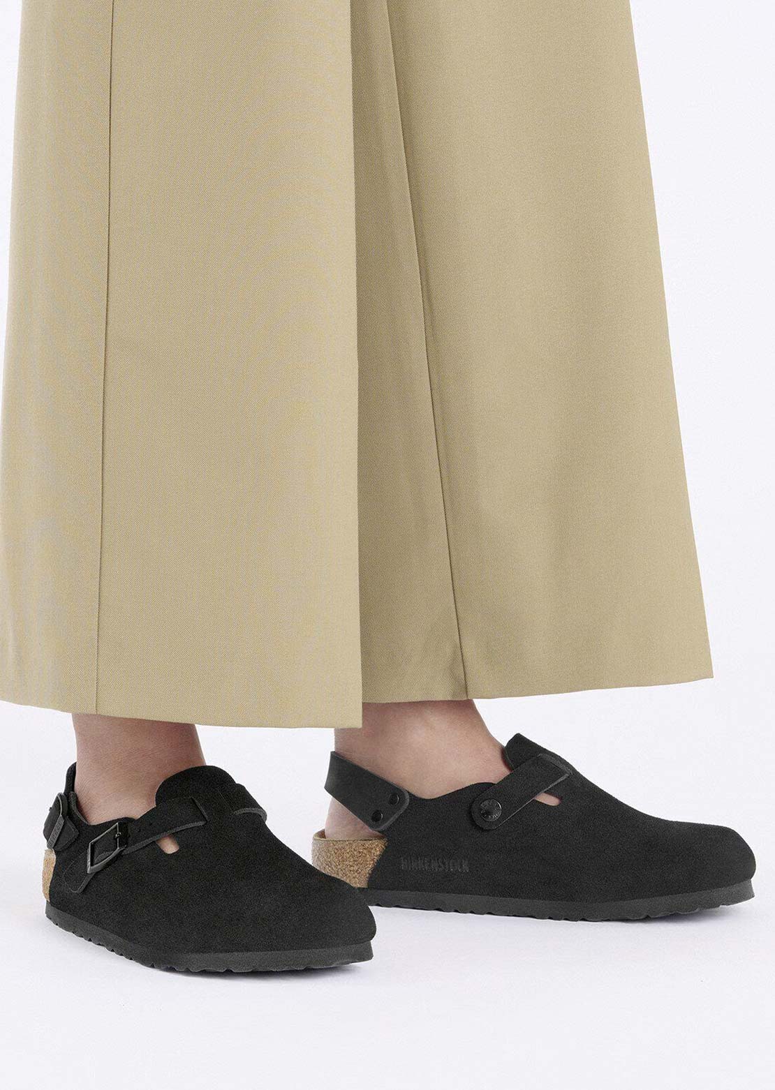 Birkenstock Unisex Tokyo Suede Regular Sandals Black