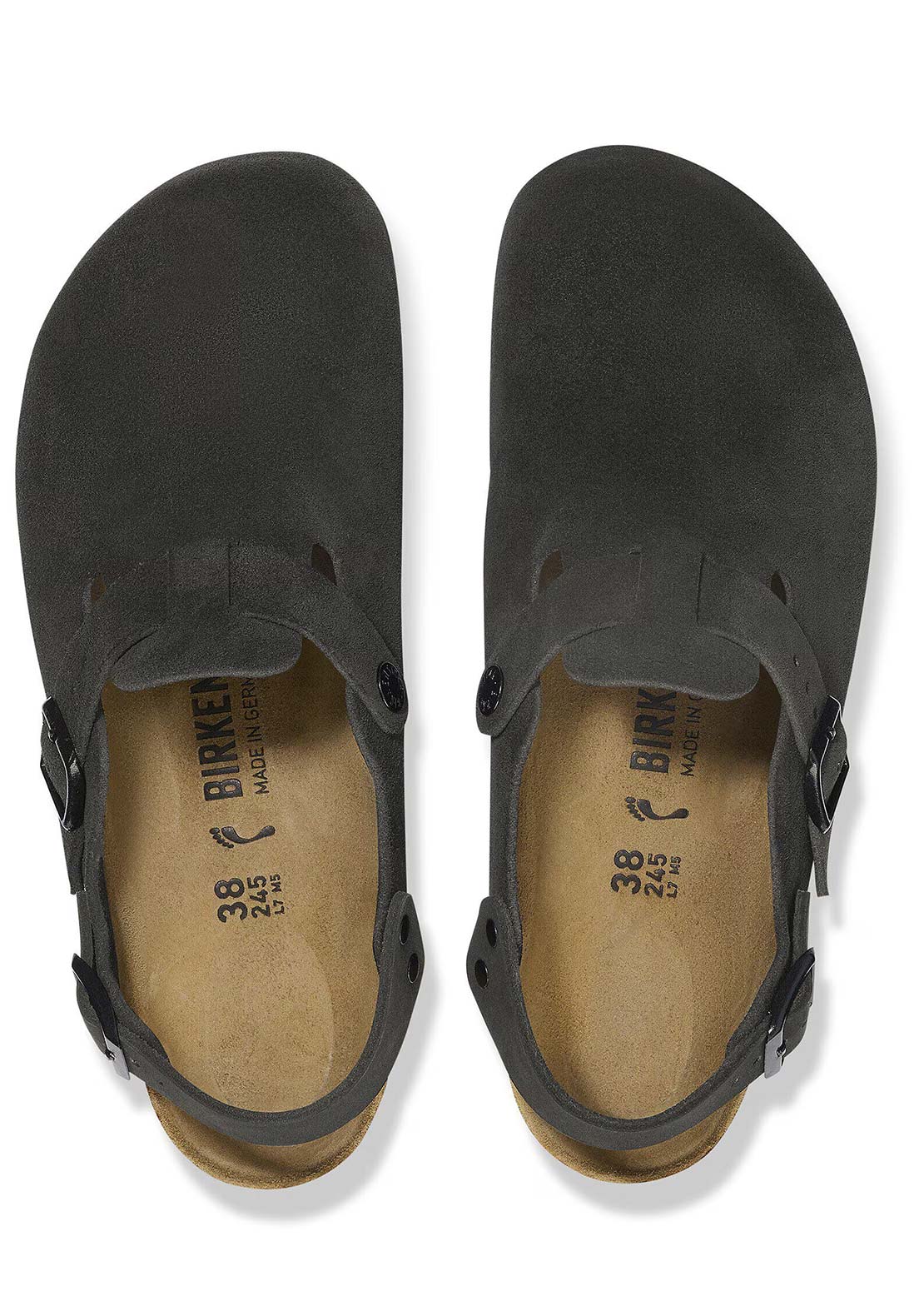 Birkenstock Unisex Tokyo Suede Regular Sandals Black