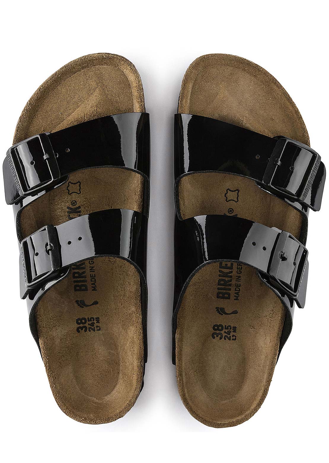Birkenstock Women&#39;s Arizona Birko-Flor Narrow Sandals Black