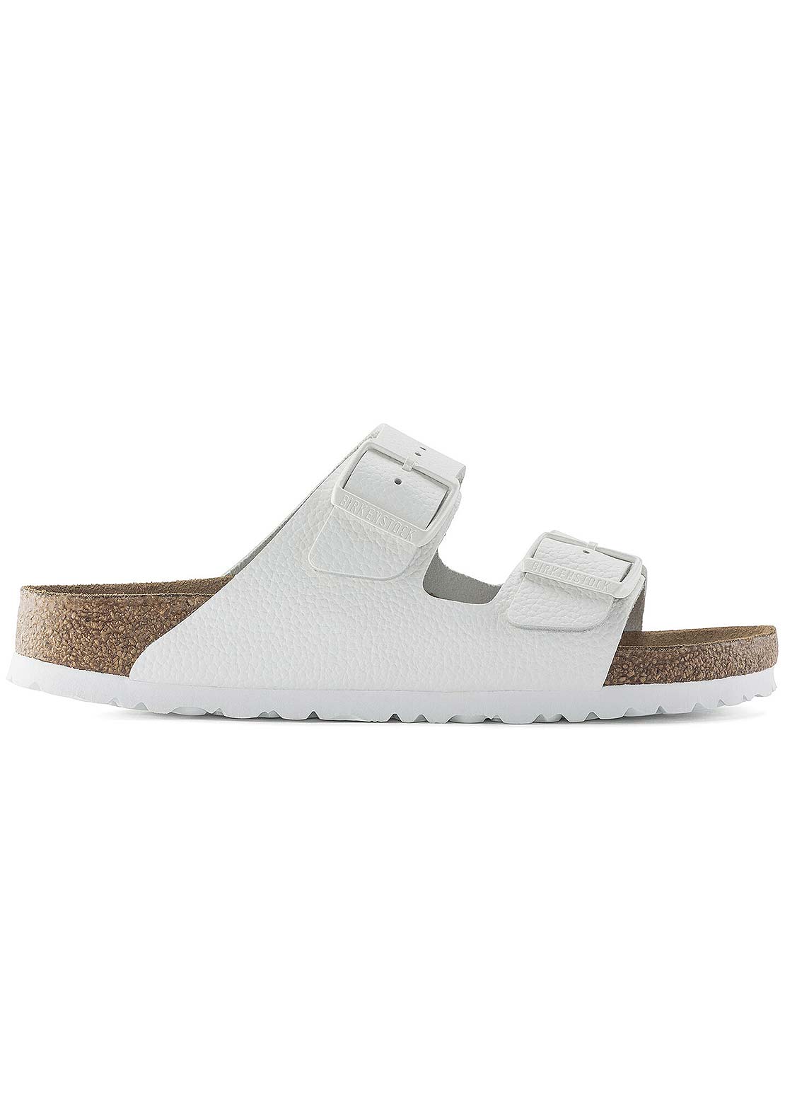 Birkenstock Women&#39;s Arizona Soft Footbed Leather Sandals White