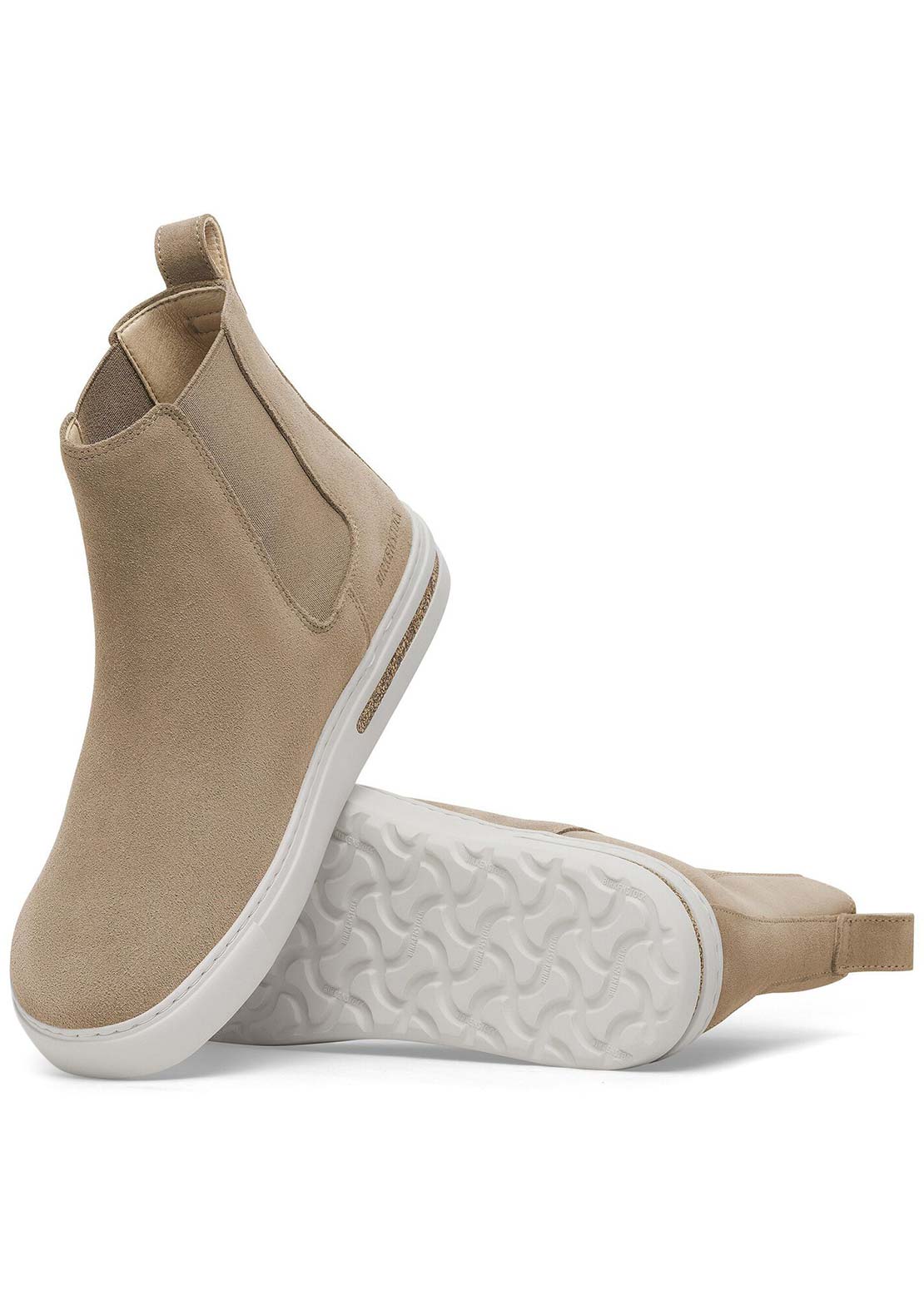 Birkenstock Women's Bend Chelsea Suede Boots Taupe