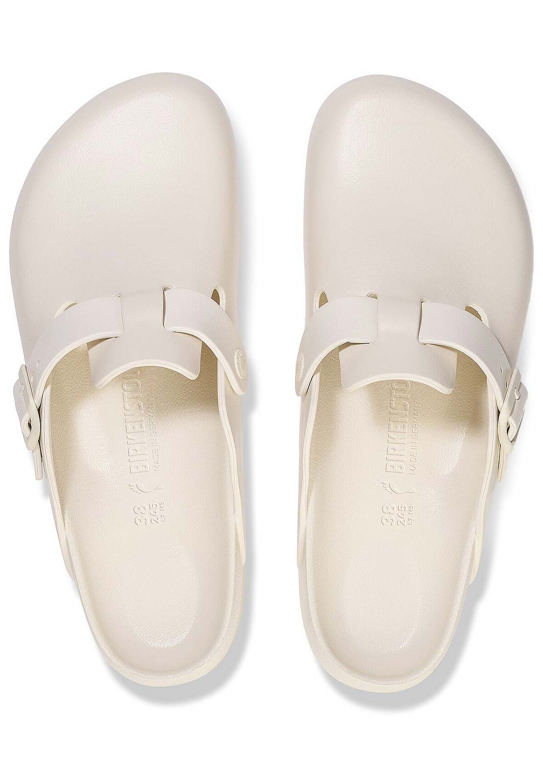 Birkenstock Women's Boston EVA Narrow Sandals Eggshell