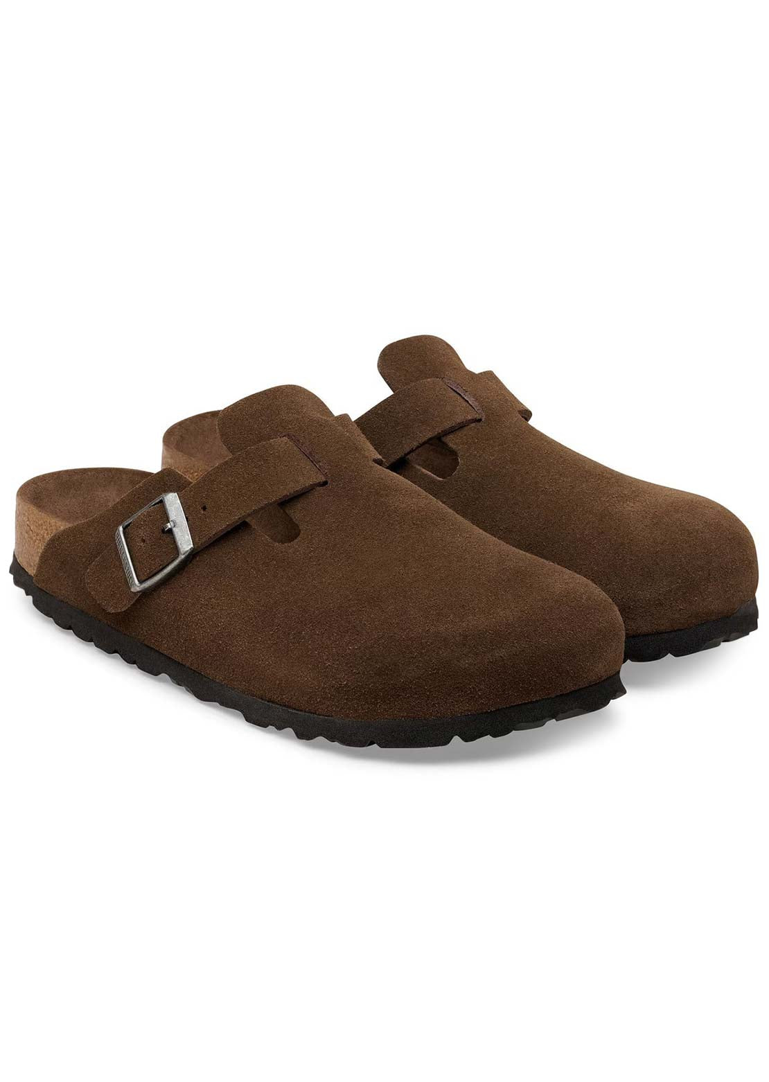 Birkenstock Women's Boston Soft Footbed Suede Narrow Sandals Carafe