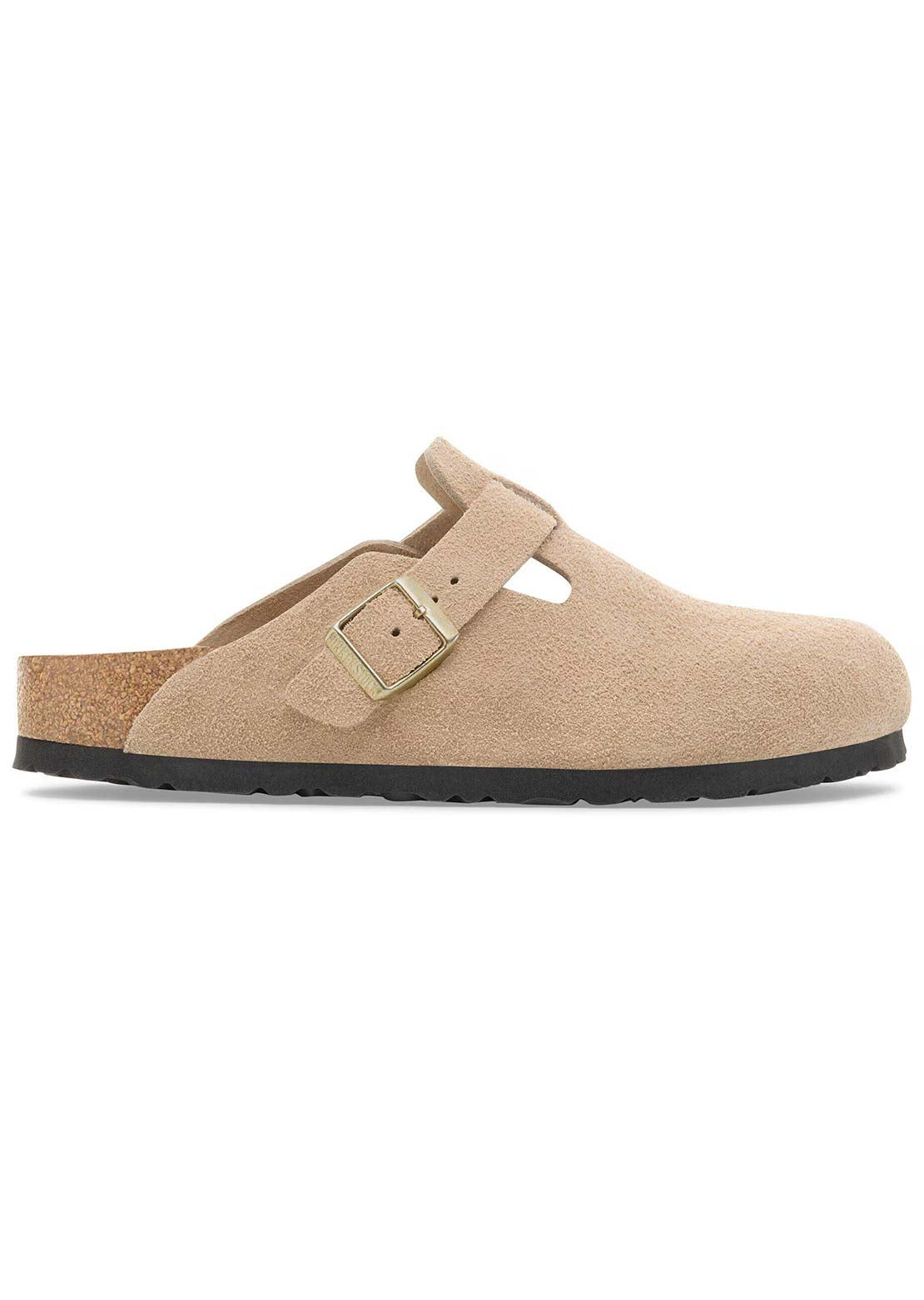 Birkenstock Women's Boston Suede Narrow Sandals Sandcastle