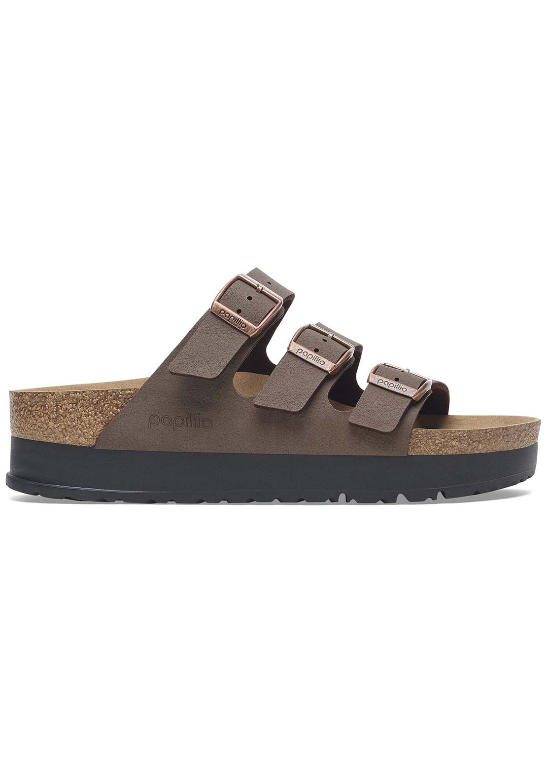 Birkenstock Women's Florida III Platform Birkibuc Narrow Sandals Mocha