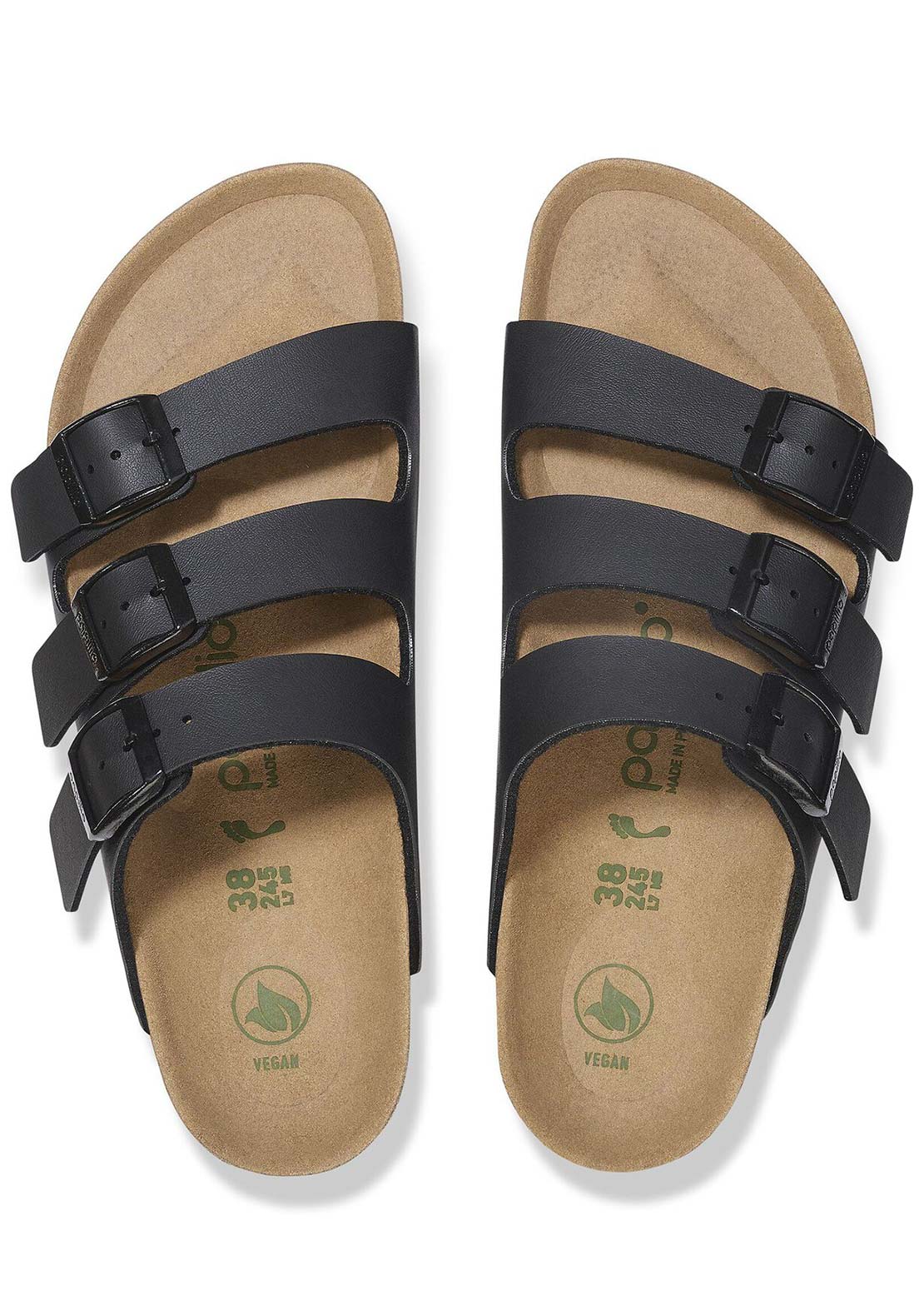 Birkenstock Women's Florida III Platform Birko-Flor Narrow Sandals Black