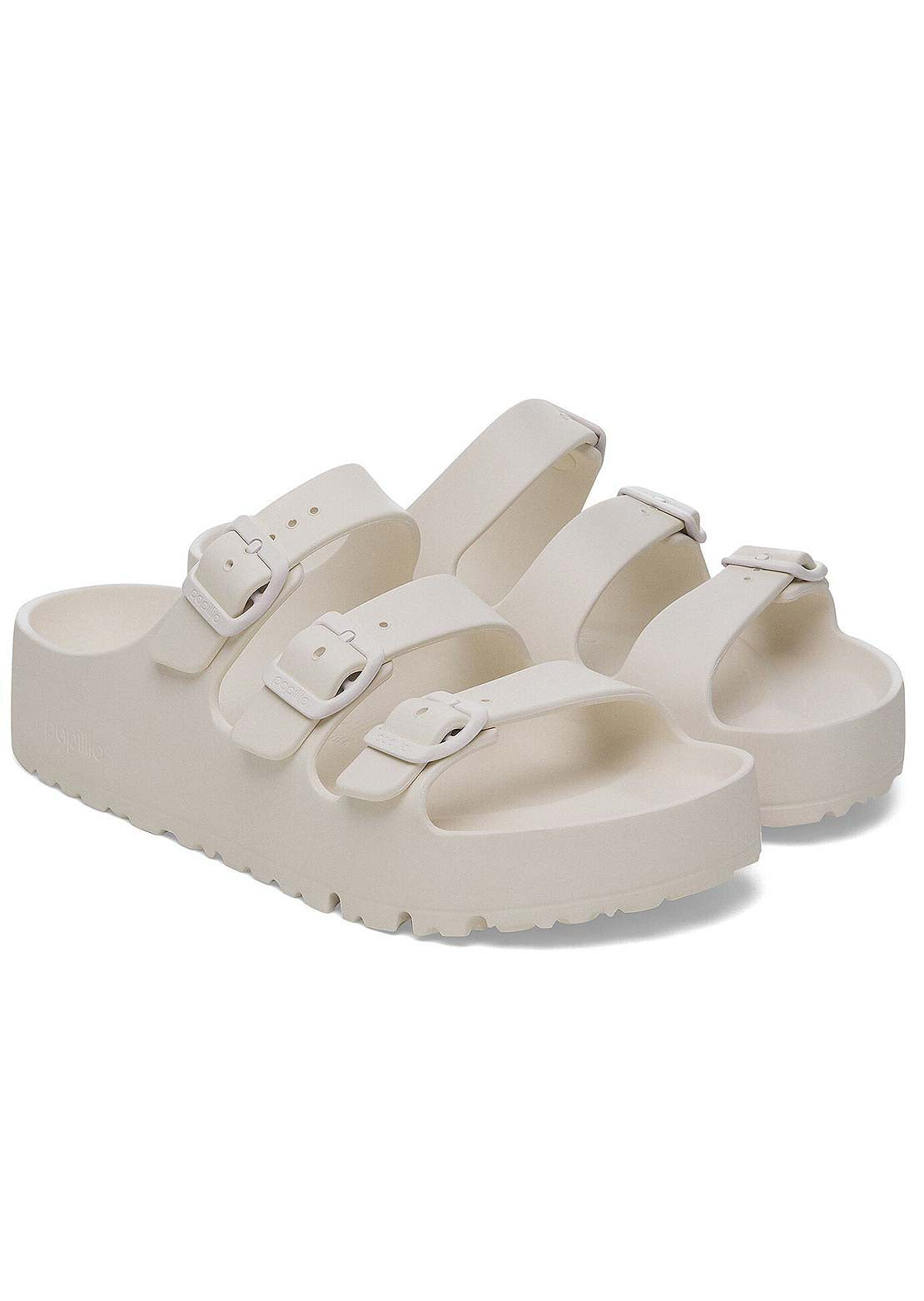 Birkenstock Women's Florida III Platform EVA Narrow Sandals Eggshell