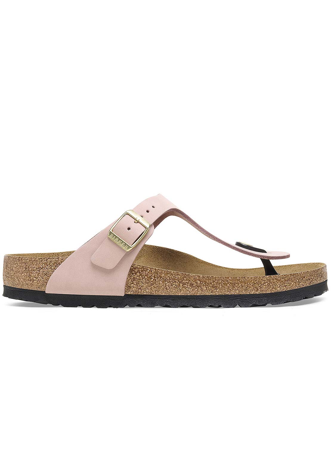 Birkenstock Women&#39;s Gizeh Nubuck Regular Sandals Soft Pink